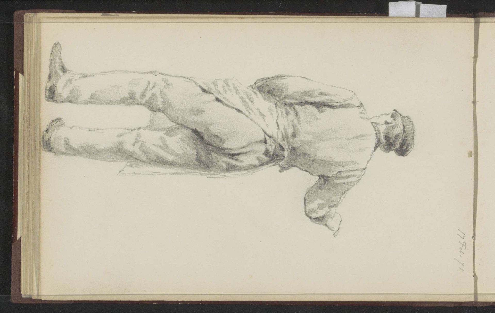 Man met een pet by Cornelis Springer