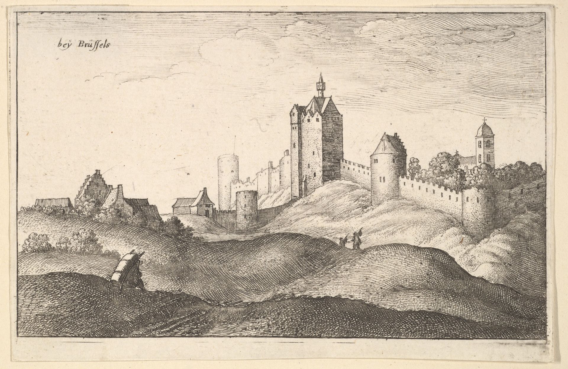 beÿ Brüssels (Brussels) by Wenceslaus Hollar