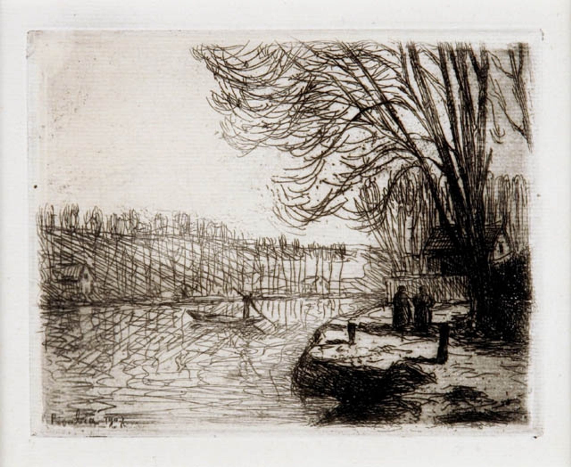 Banks of the Loin, Saint Mammes by Francis Picabia