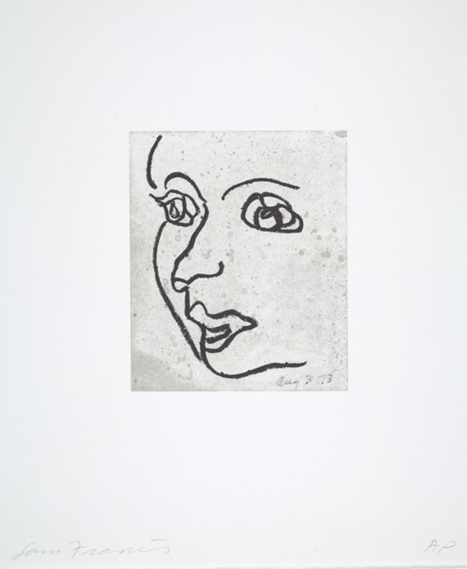 Self-Portrait by Sam Francis
