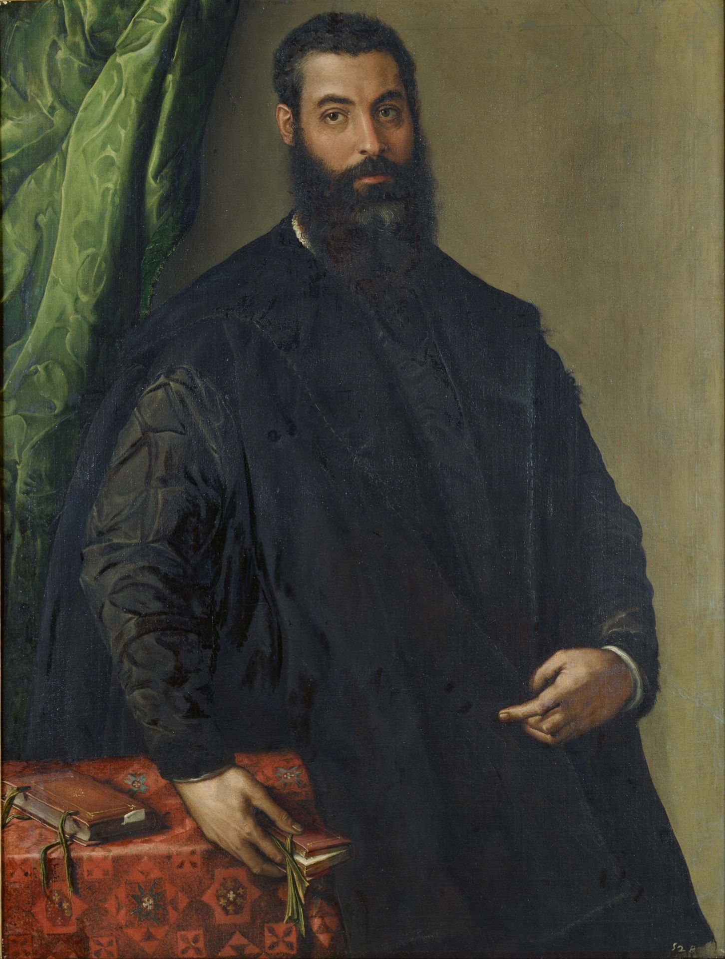Portrait of a Man by Francesco de' Rossi (Francesco Salviati), "Cecchino"