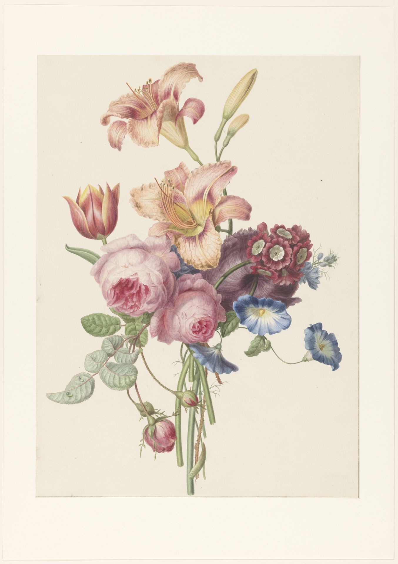 A Bouquet by Henriëtte Geertruida Knip