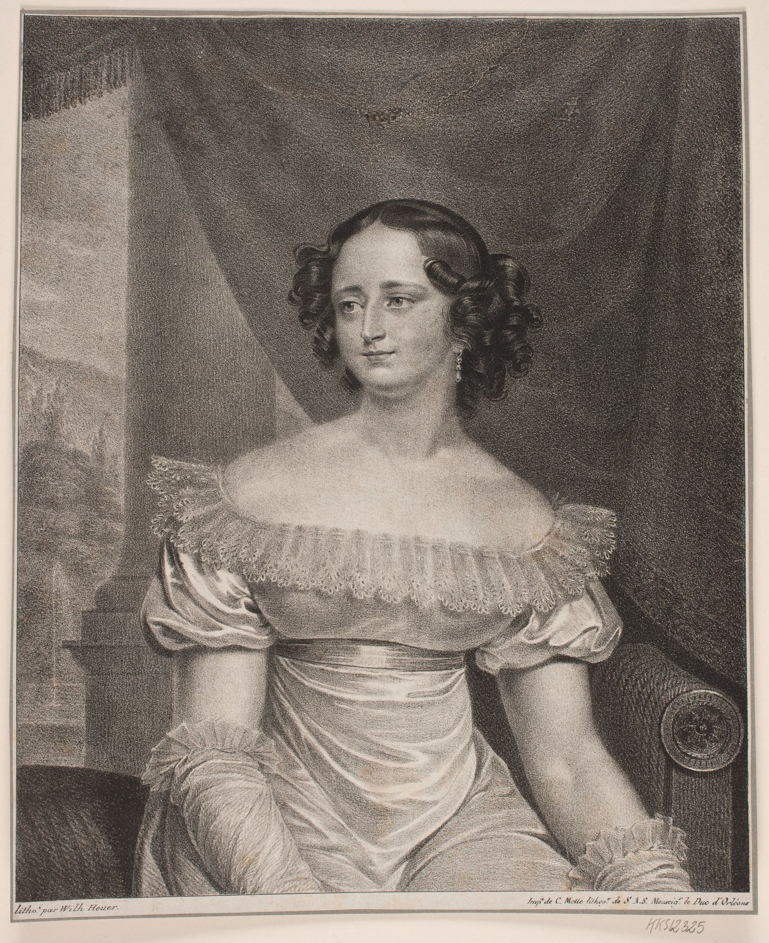 Prinsesse Caroline Amalie by WIlhelm Heuer