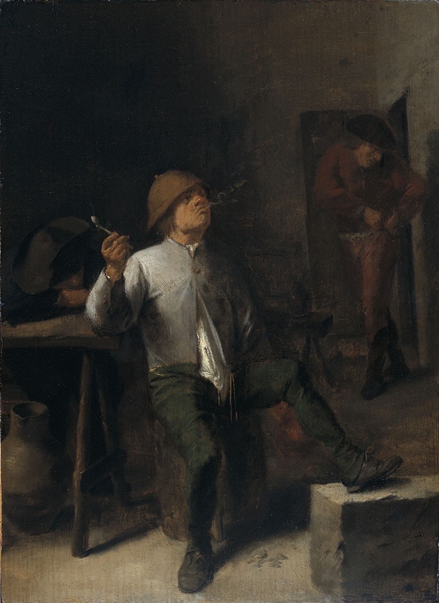 The Smoker by Adriaen Brouwer