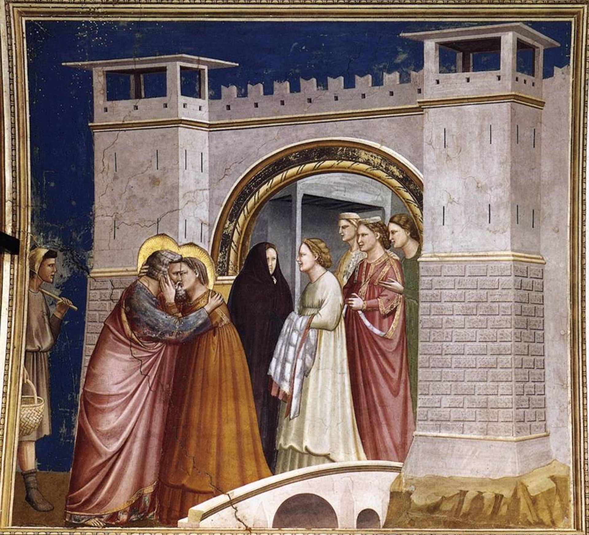 The Meeting at the Golden Gate by Giotto