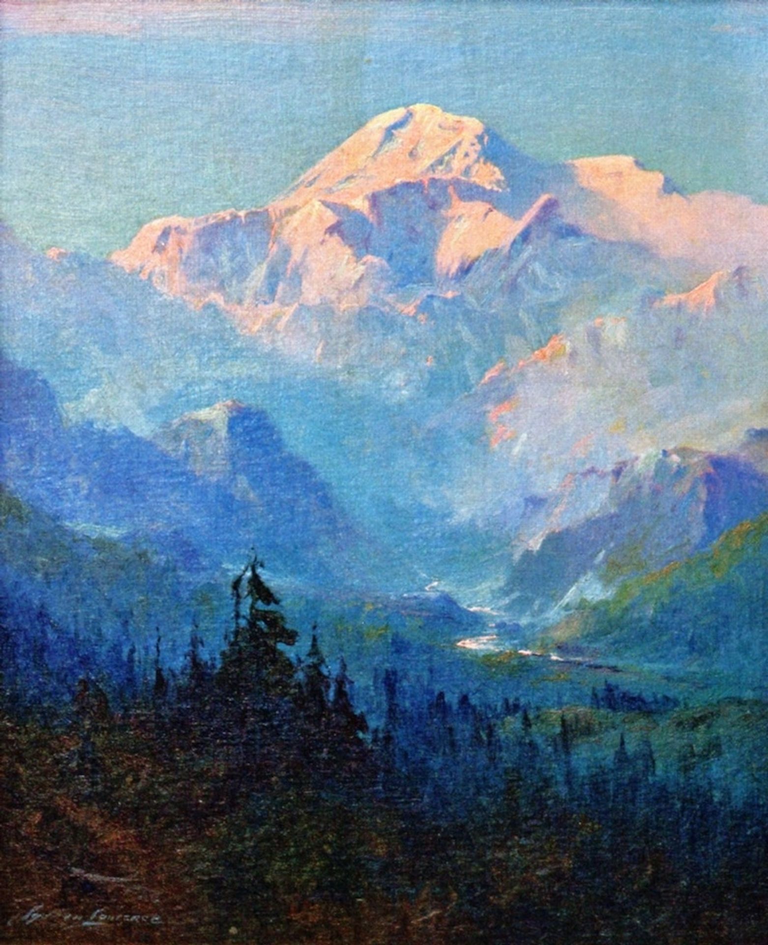 Mount McKinley, Sunset by Sydney Laurence