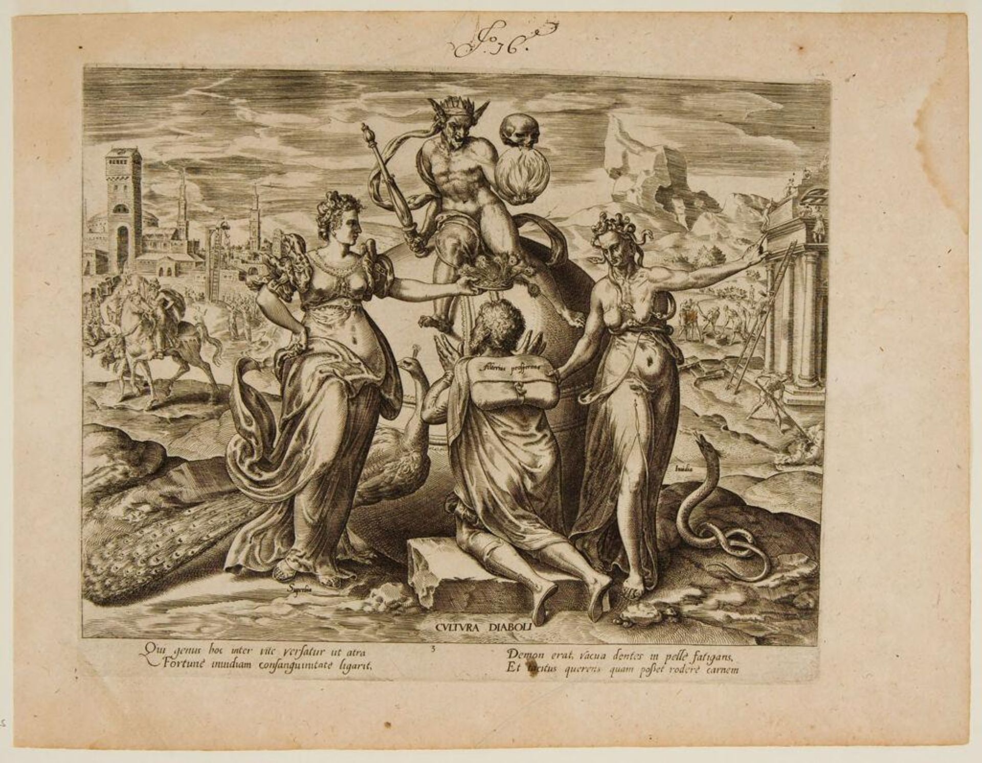 The Way of the Devil by Workshop of Philips Galle