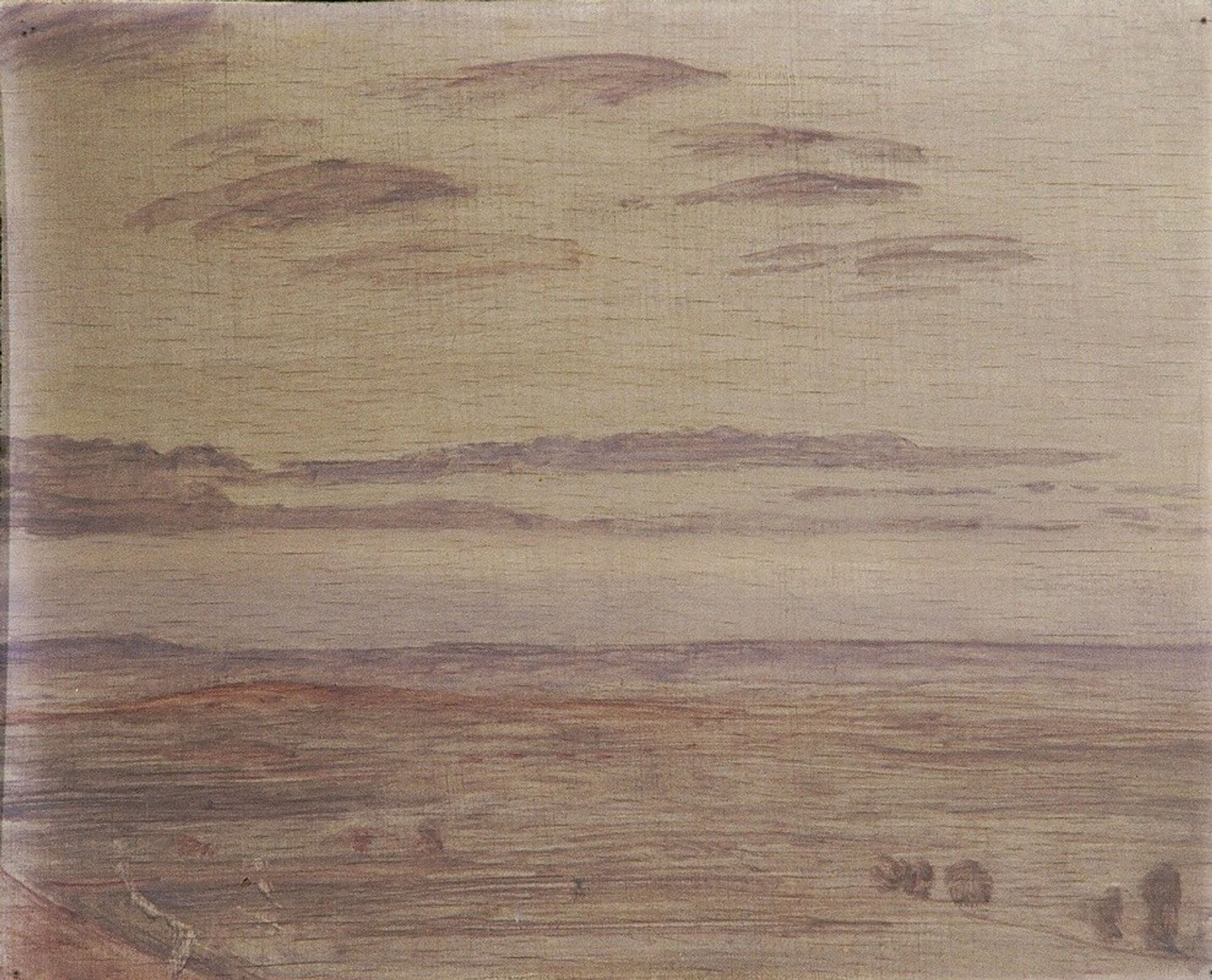 Trübe Landschaft bei Eggenburg by Walther Gamerith