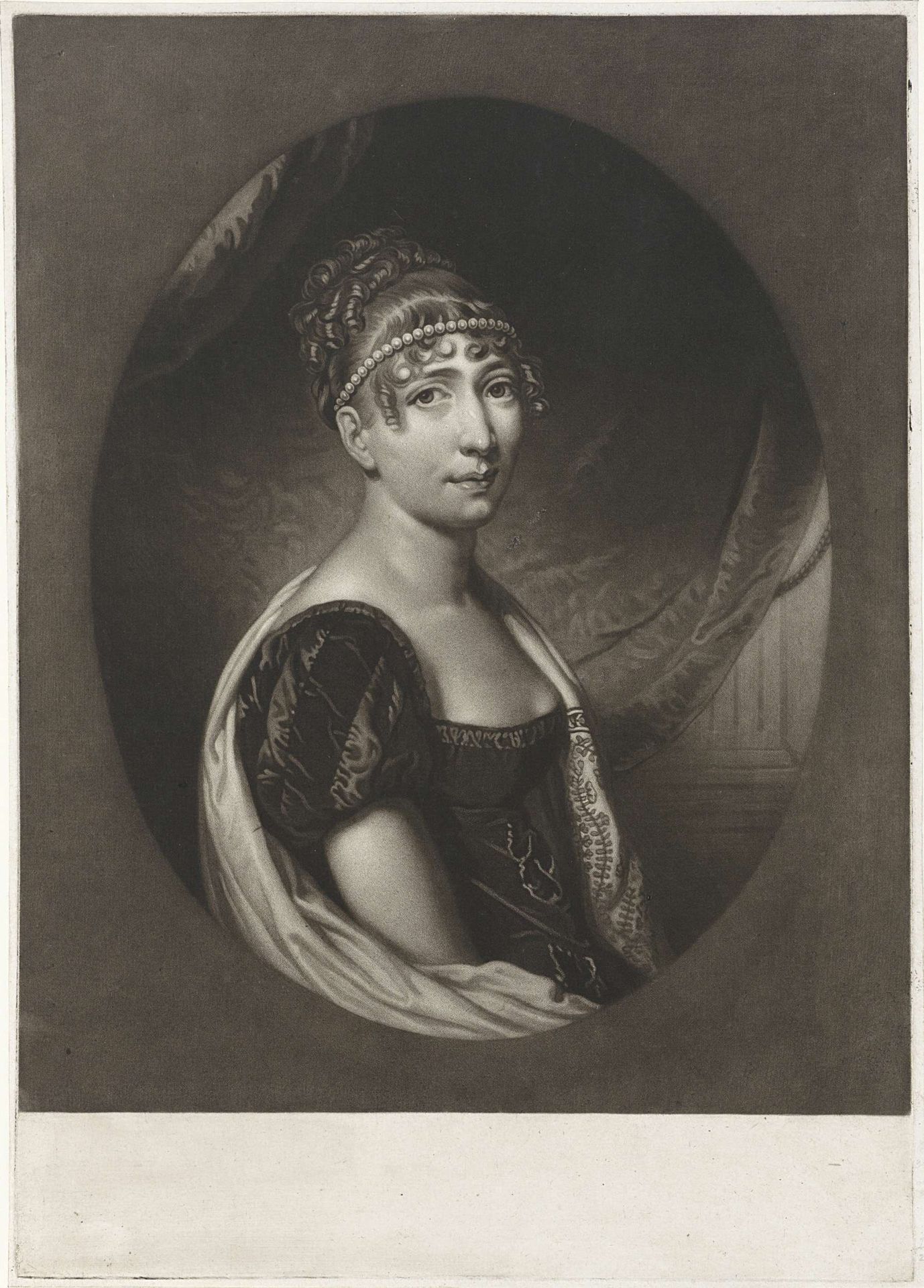 Portret van Hortense Eugénie de Beauharnais, koningin van Holland by Charles Howard Hodges