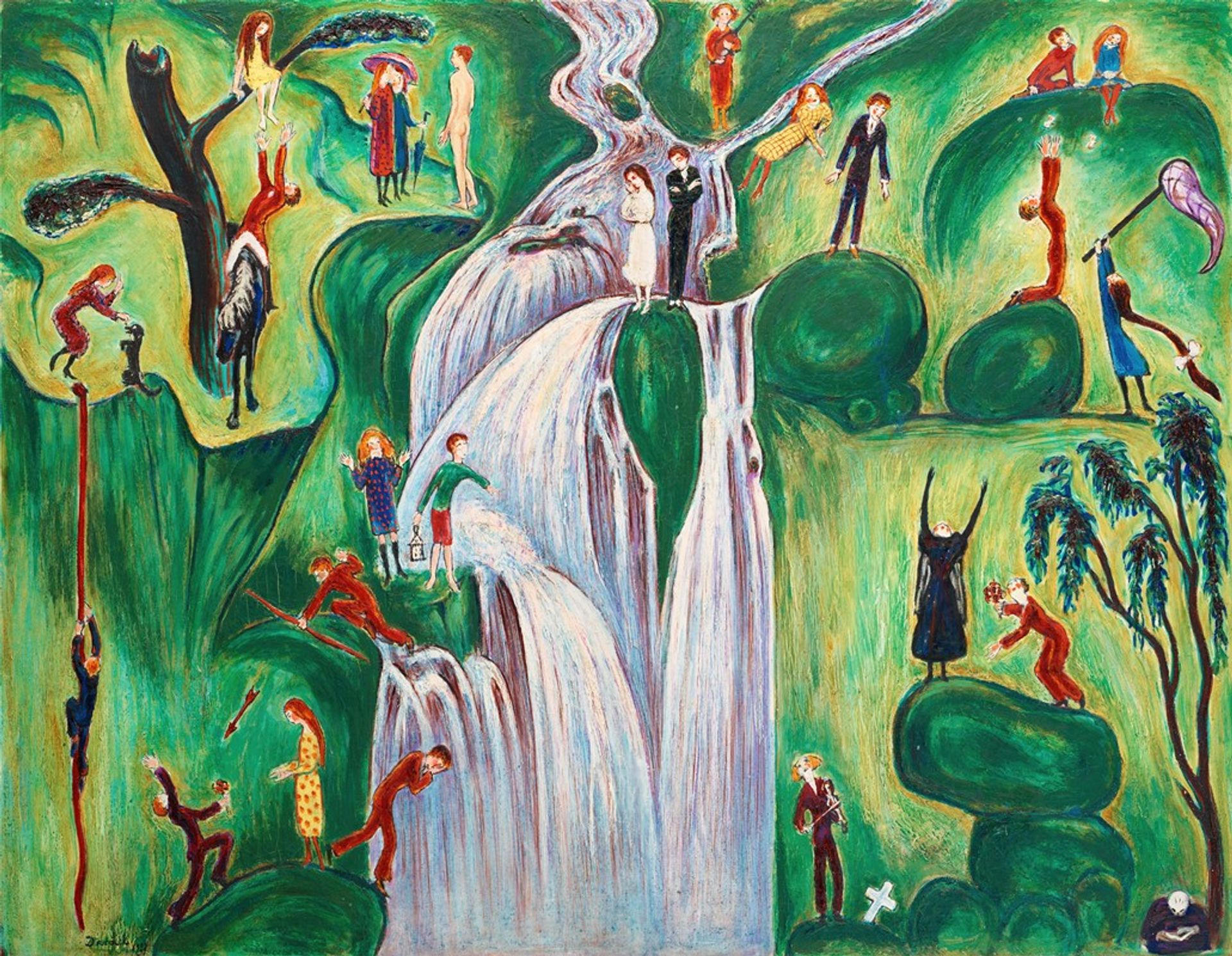 Vattenfallet by Nils Dardel