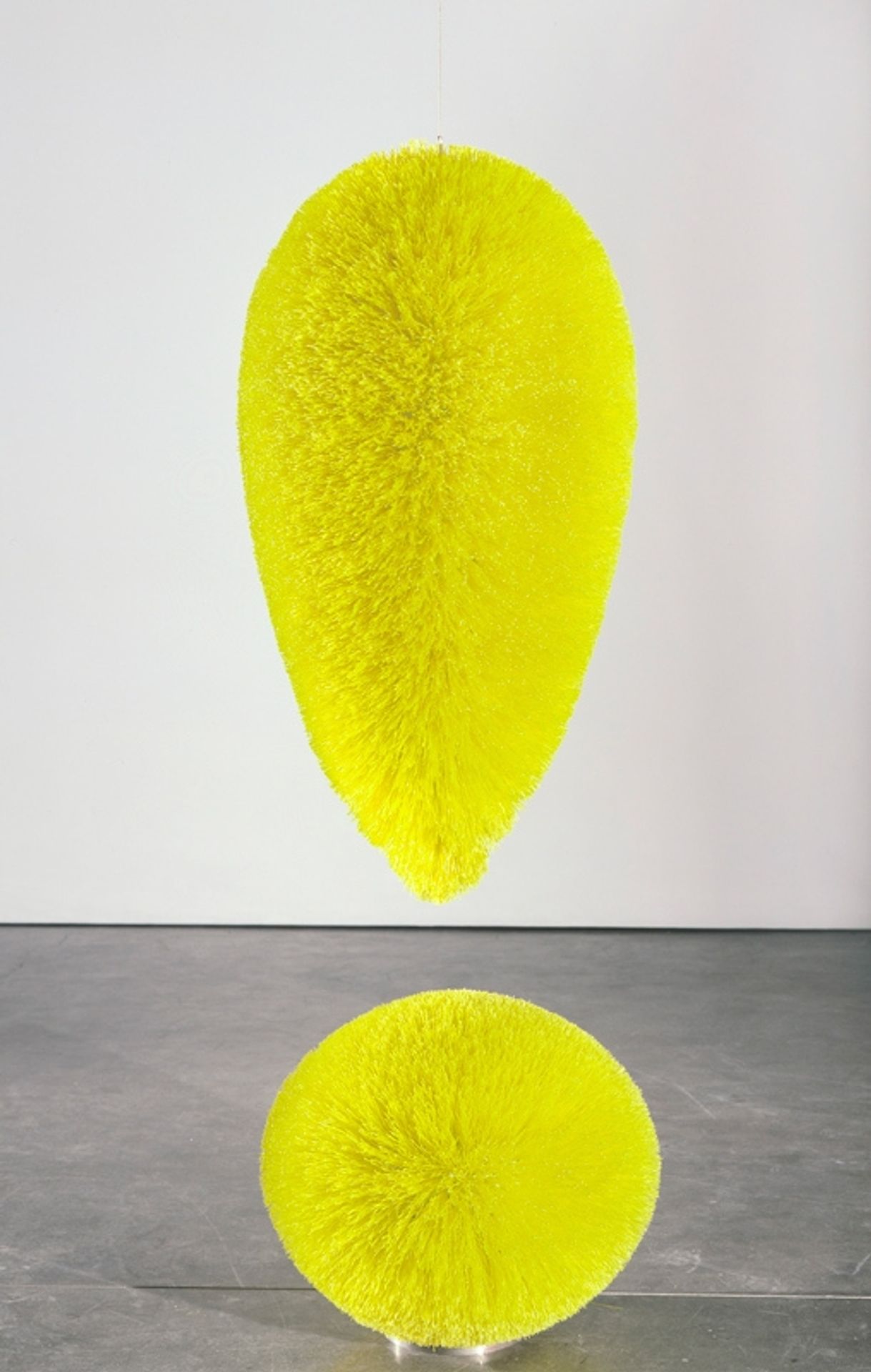 Exclamation Point (Chartreuse) by Richard Artschwager