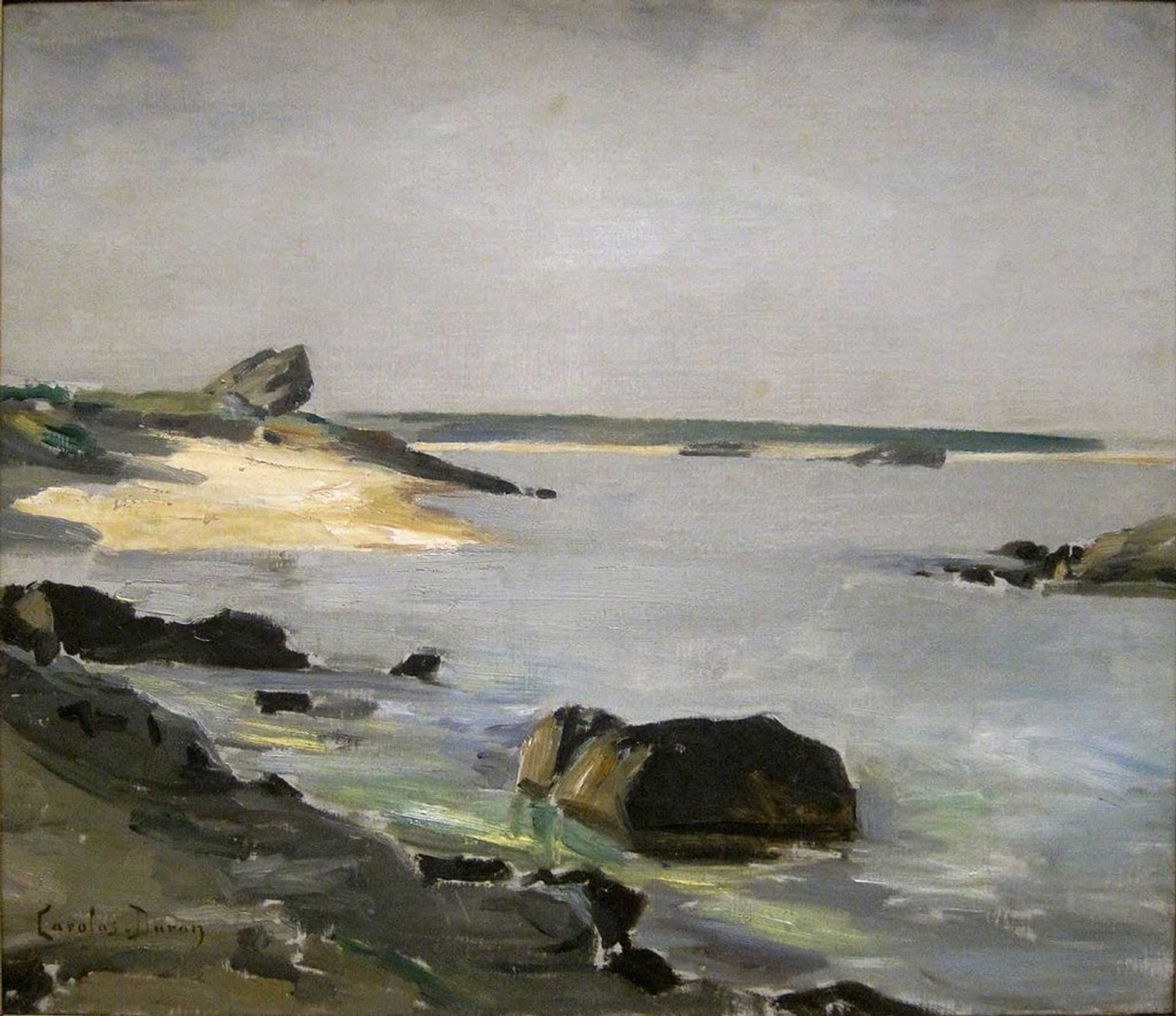 Seashore at Audresselles by Carolus-Duran