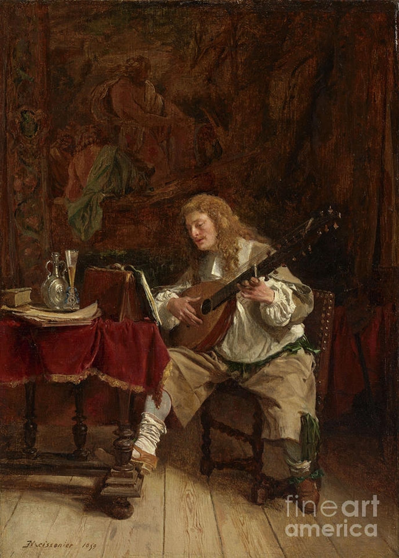The Musician by Ernest Meissonier