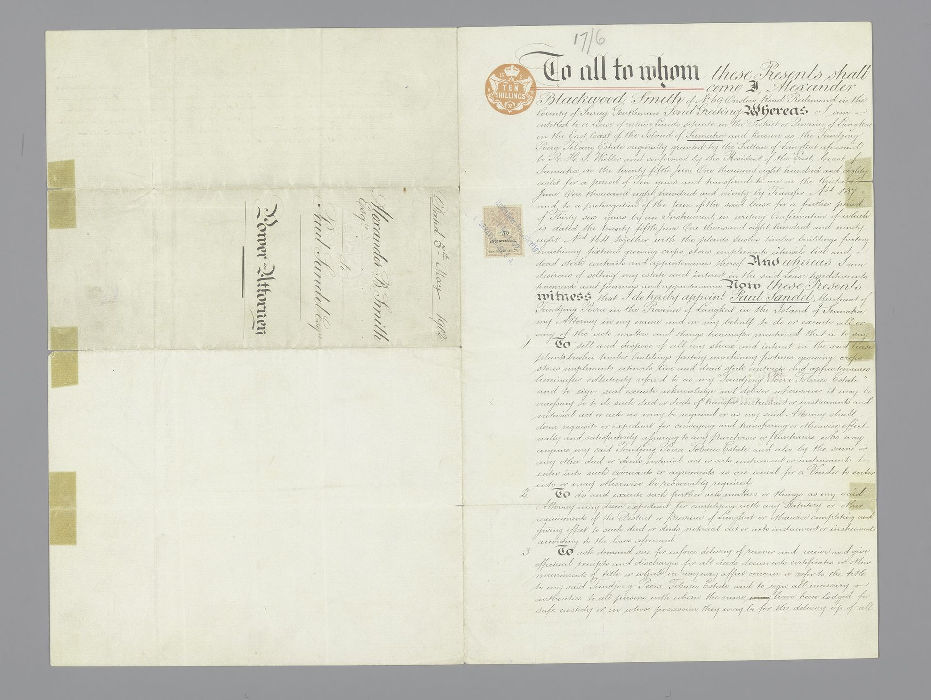 Documenten uit het bezit van Paul Sandel by Paul Sandel