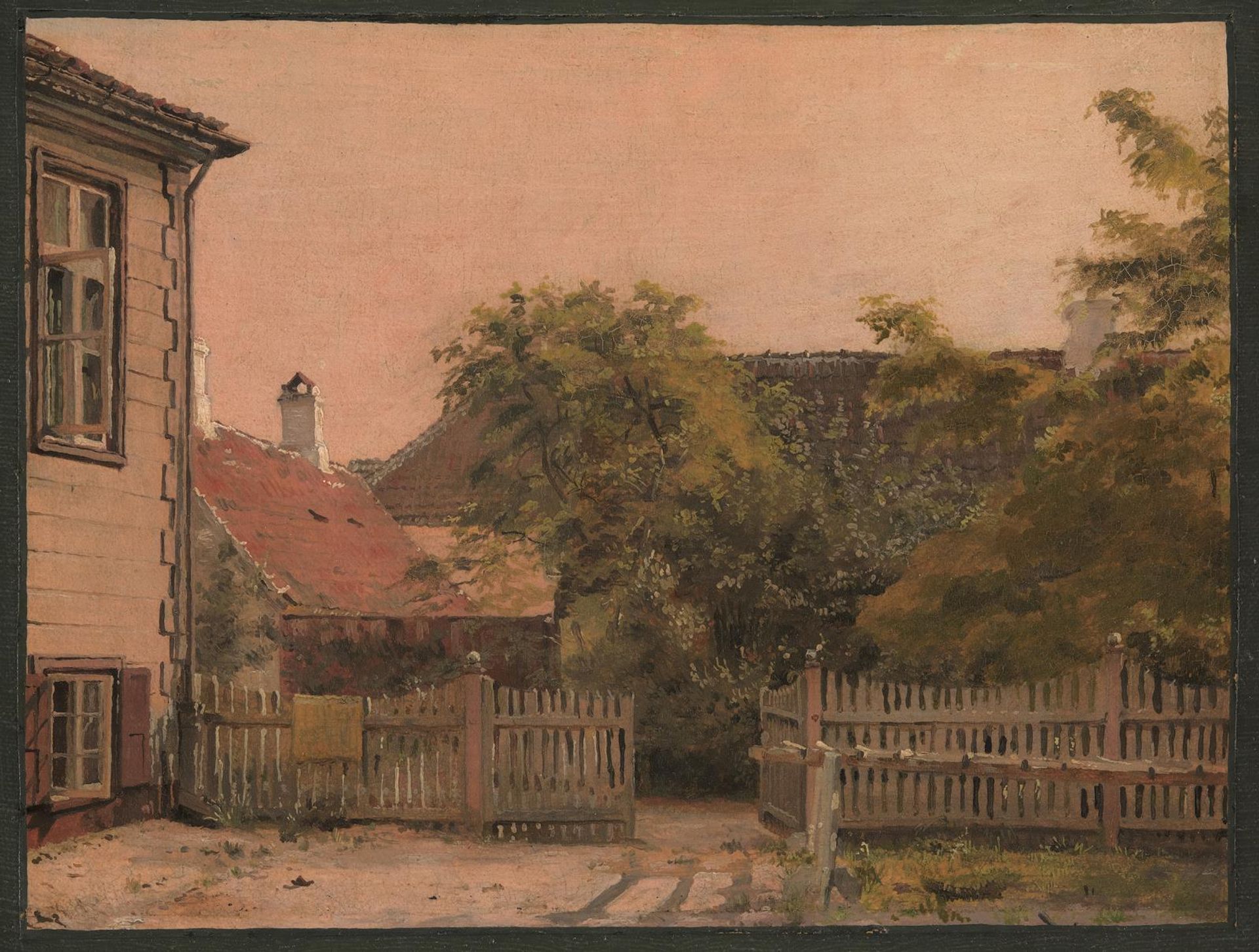 A Corner of the Artist´s Father's House by Christen Købke