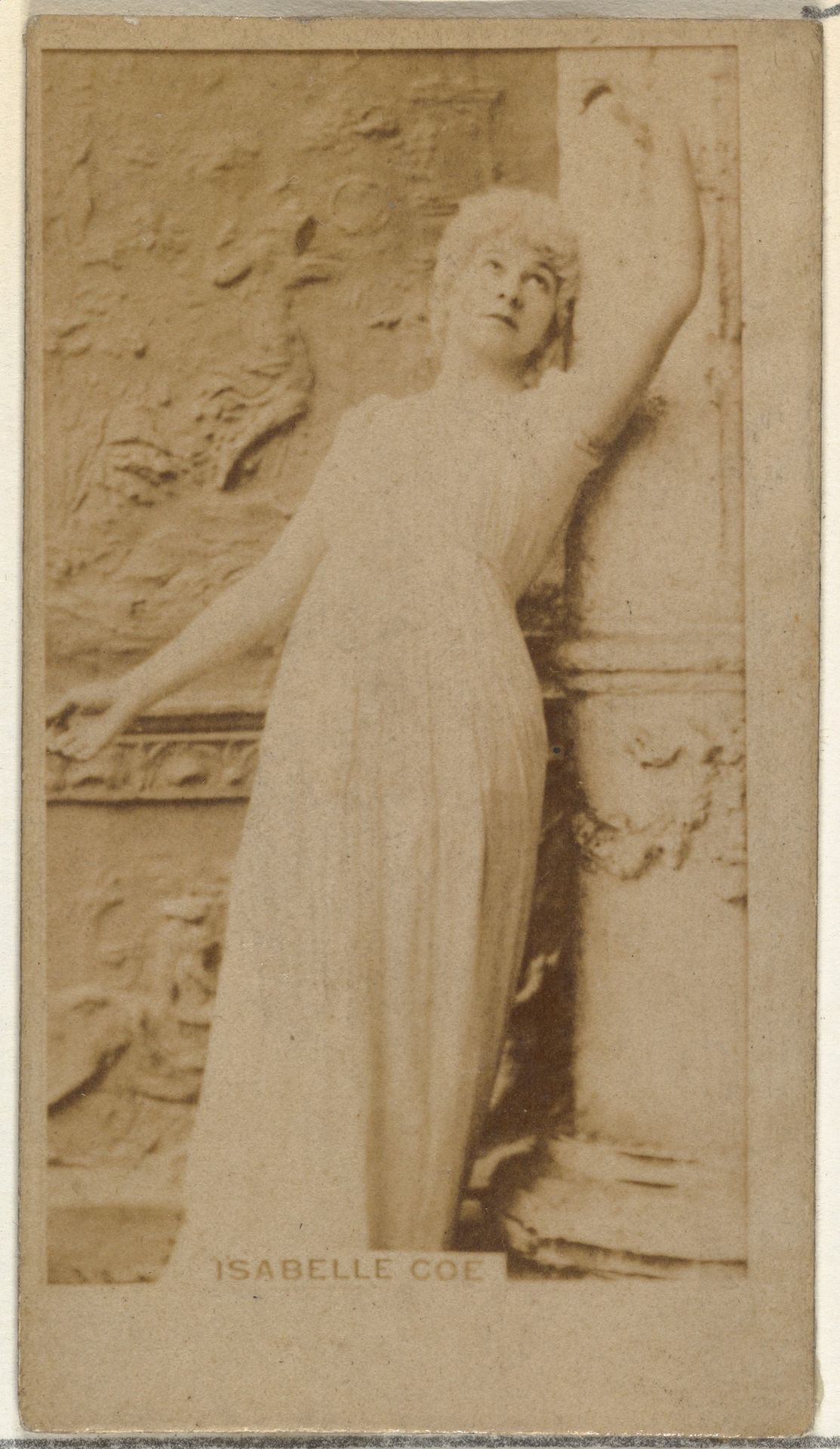 Isabelle Coe, from the Actors and Actresses series (N145-8) issued by Duke Sons & Co. to promote Duke Cigarettes by W. Duke, Sons & Co.