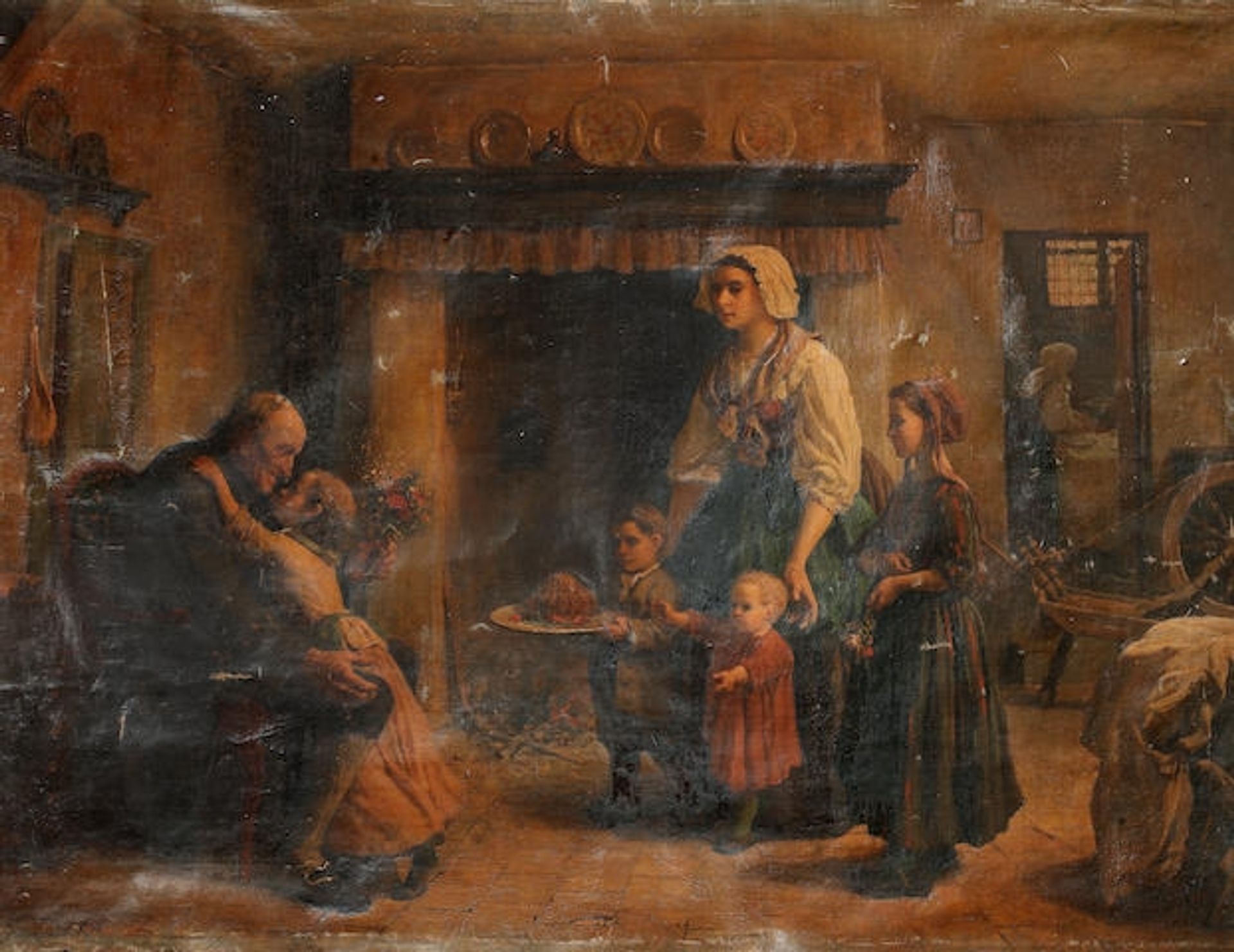 Grandpa's Day by Jules Breton