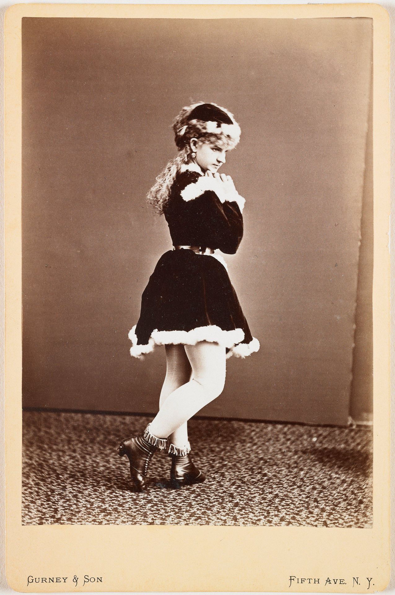 Untitled [portrait of an unidentified actress] by Jeremiah Gurney