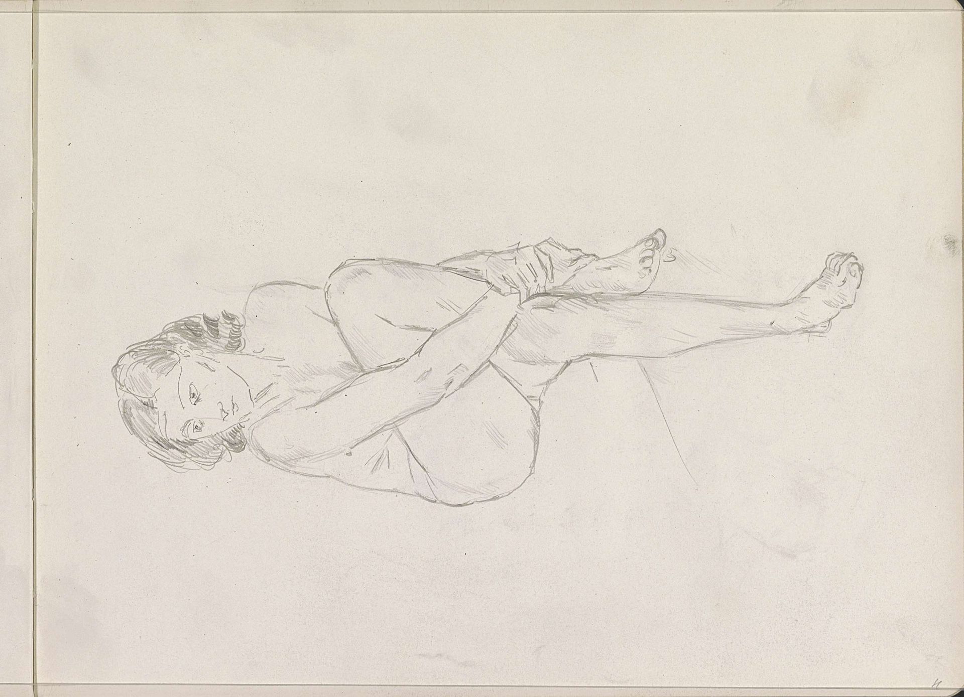 Seated Female Nude by Isaac Israels