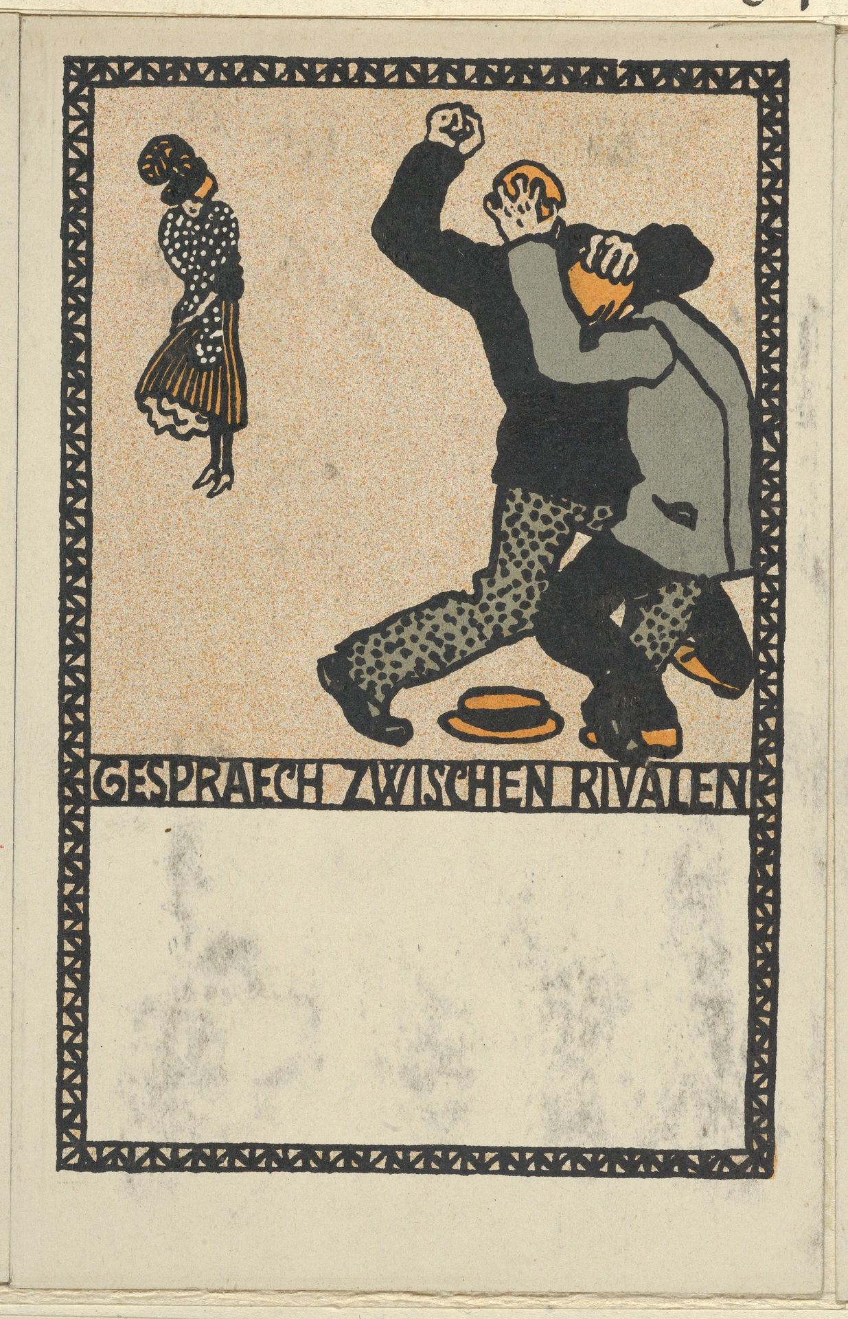 Conversation Between Rivals (Gespraech Zwischen Rivalen) by Moriz Jung