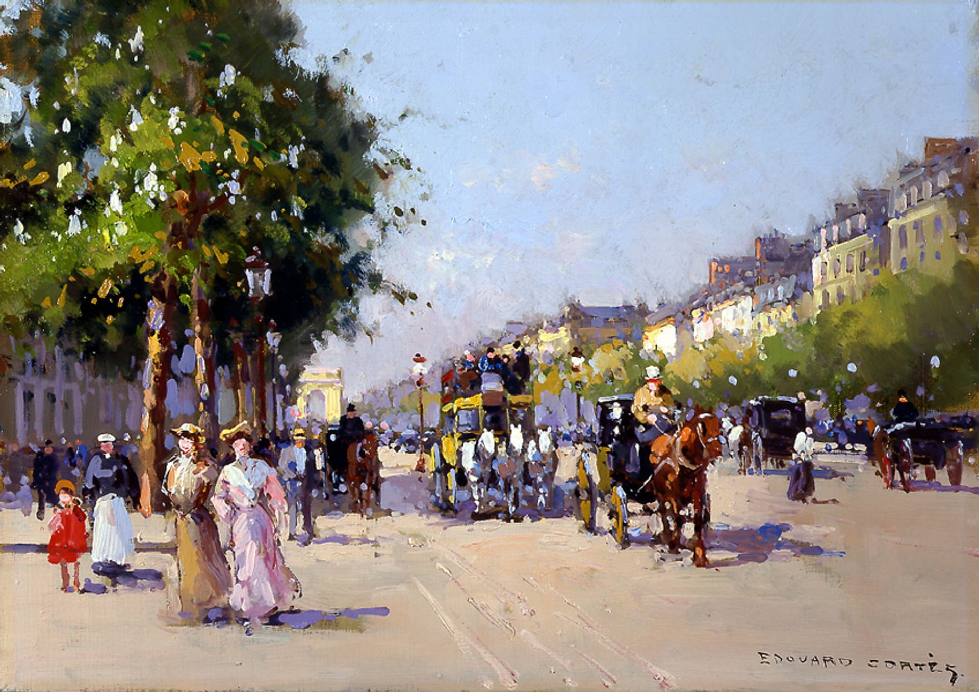 Champs-Élysées by Edouard Cortes