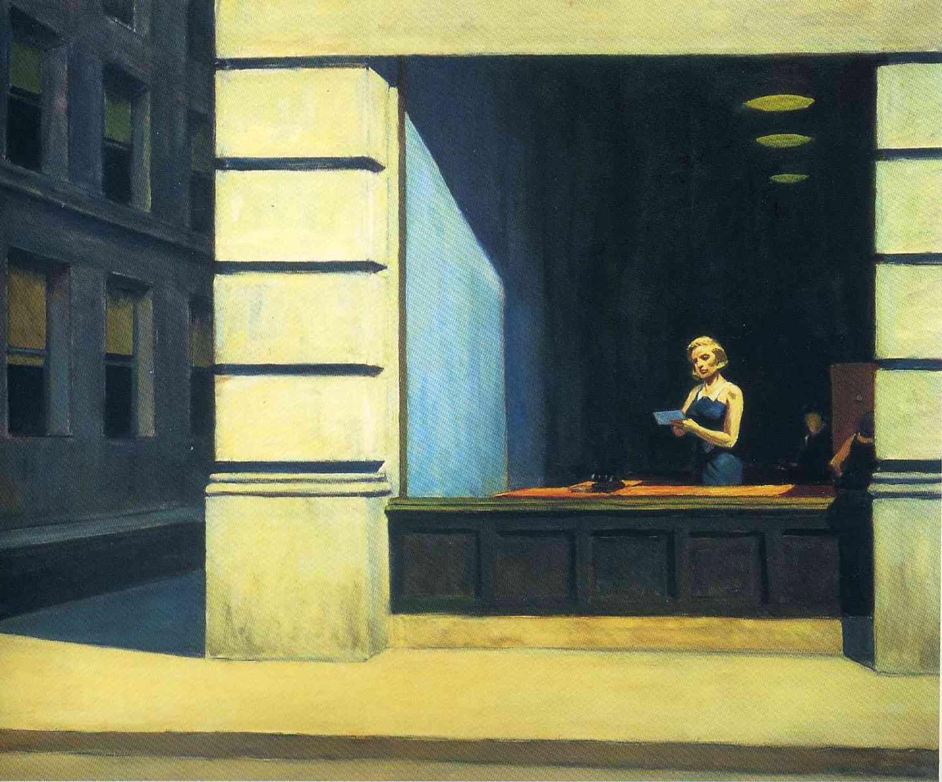 New York Office by Edward Hopper