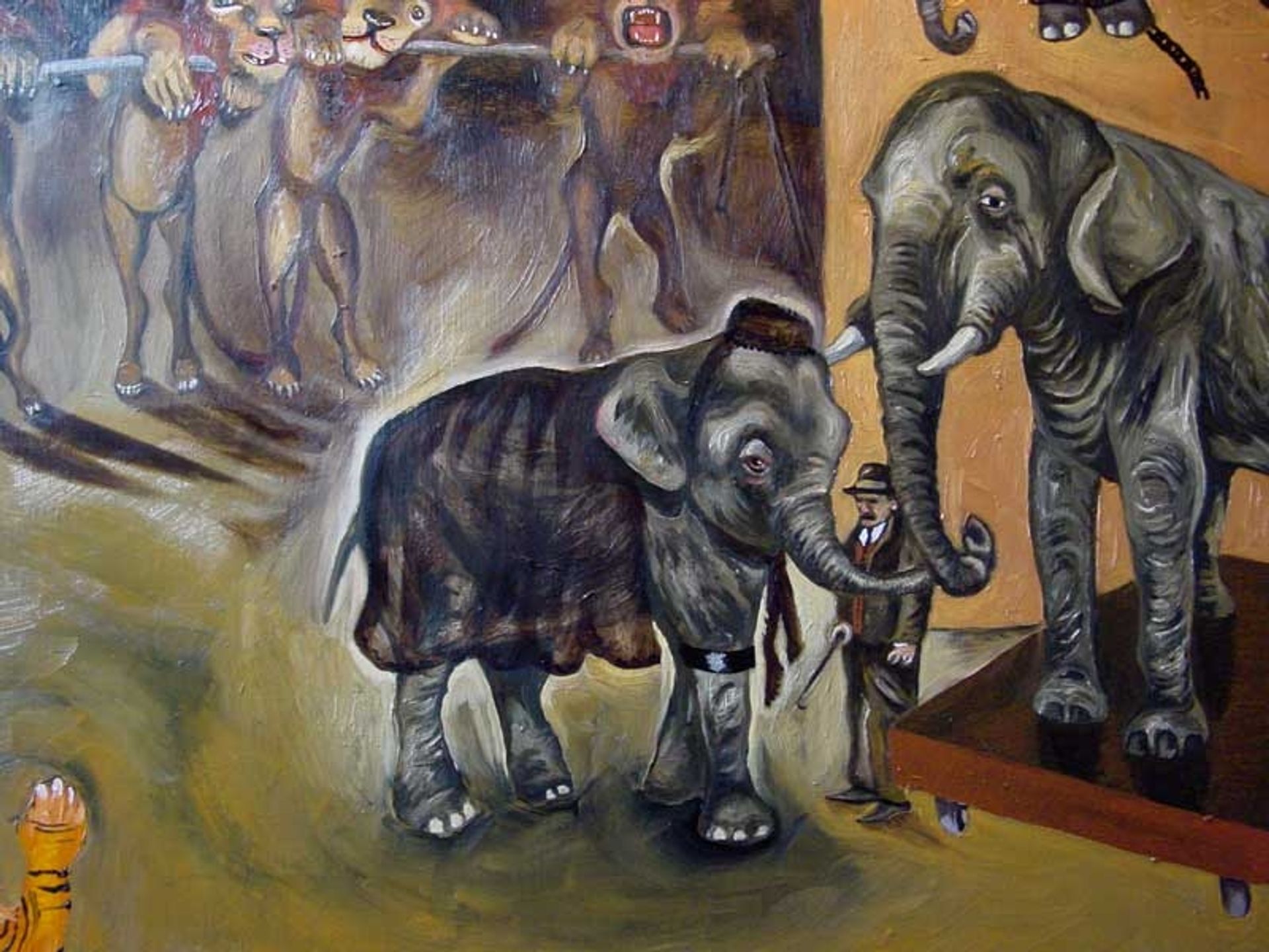Jumbo(fragment) by Sue Coe