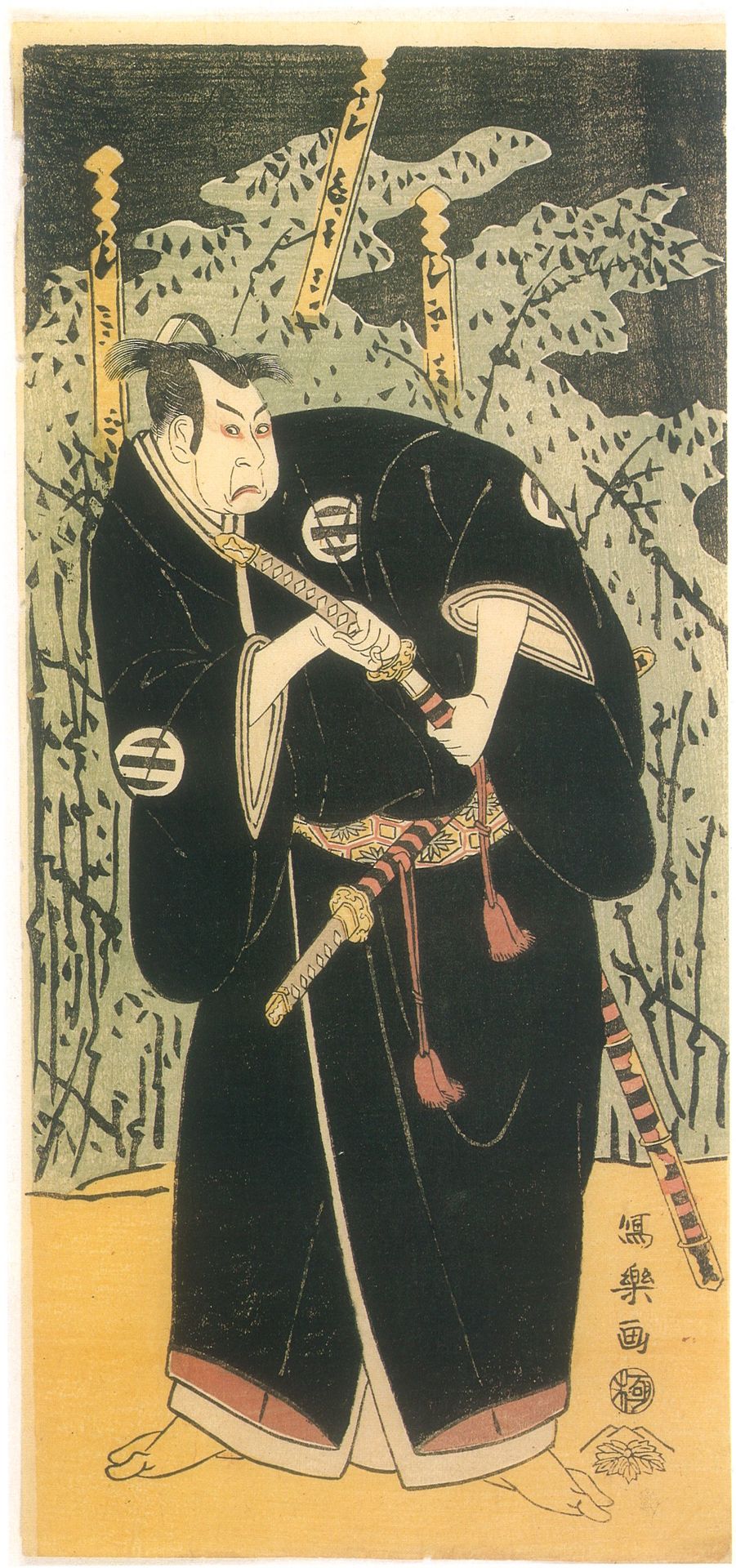 Kataoka Nizaemon VII as Ki no Natora by Tōshūsai Sharaku