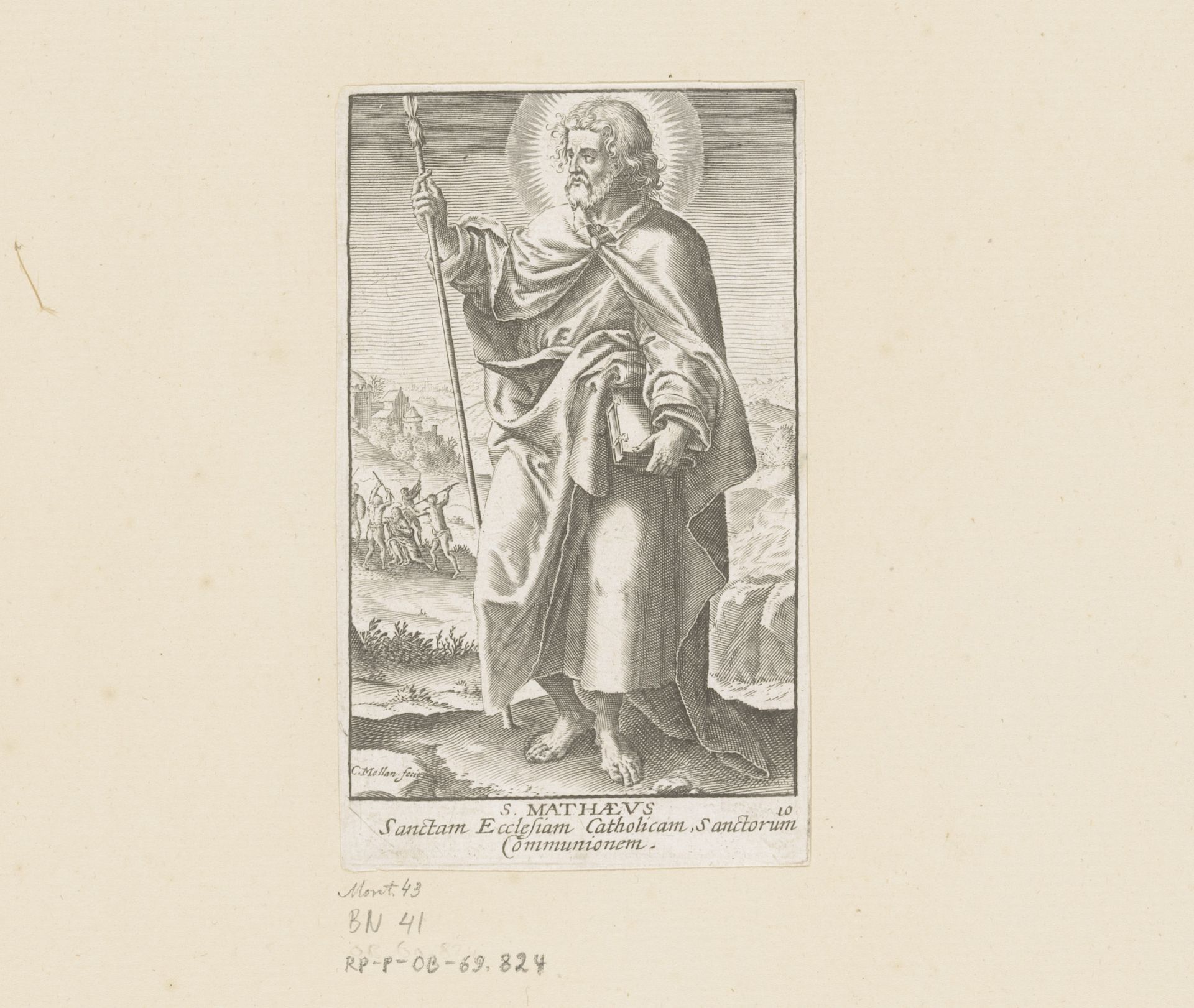 H. Matteüs by Claude Mellan