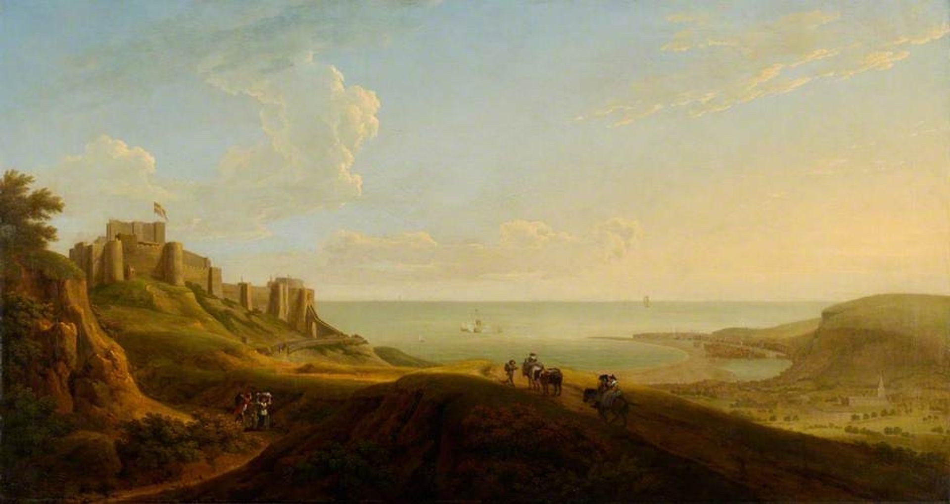 View of Dover Castle by George Lambert