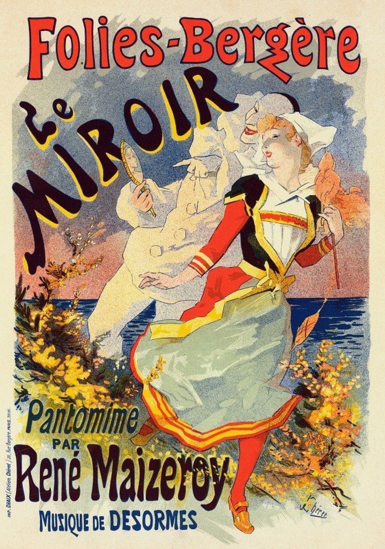 Le Miroir by Jules Chéret