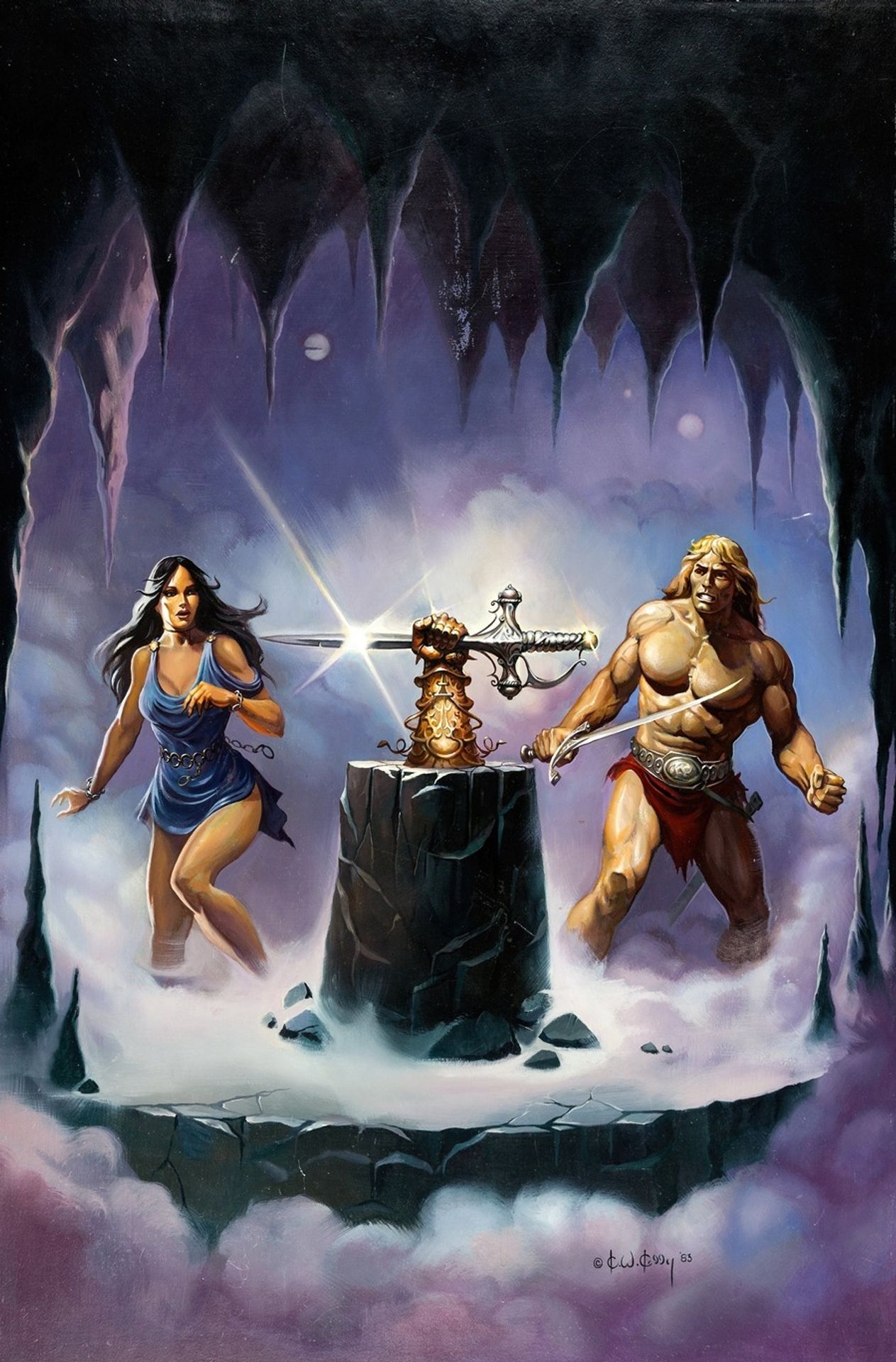 The Warrior Rearmed Paperback Novel Cover by Ken Kelly