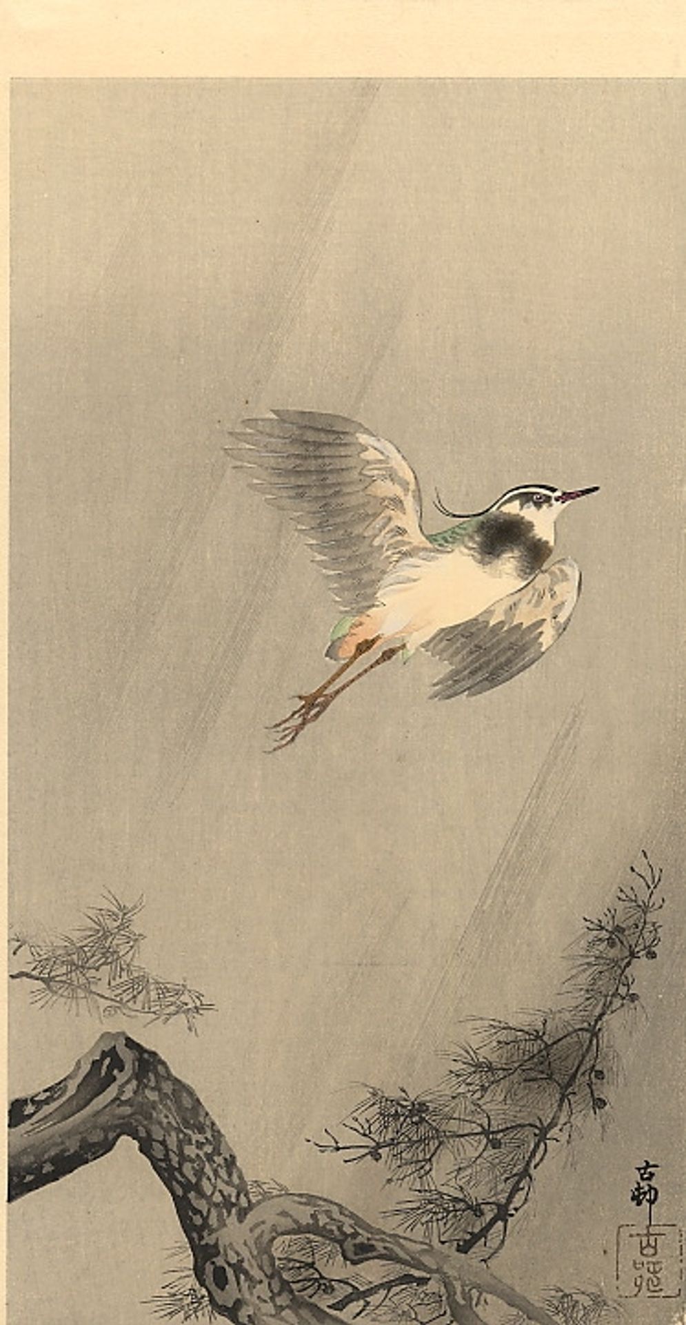 Lapwing by Ohara Koson