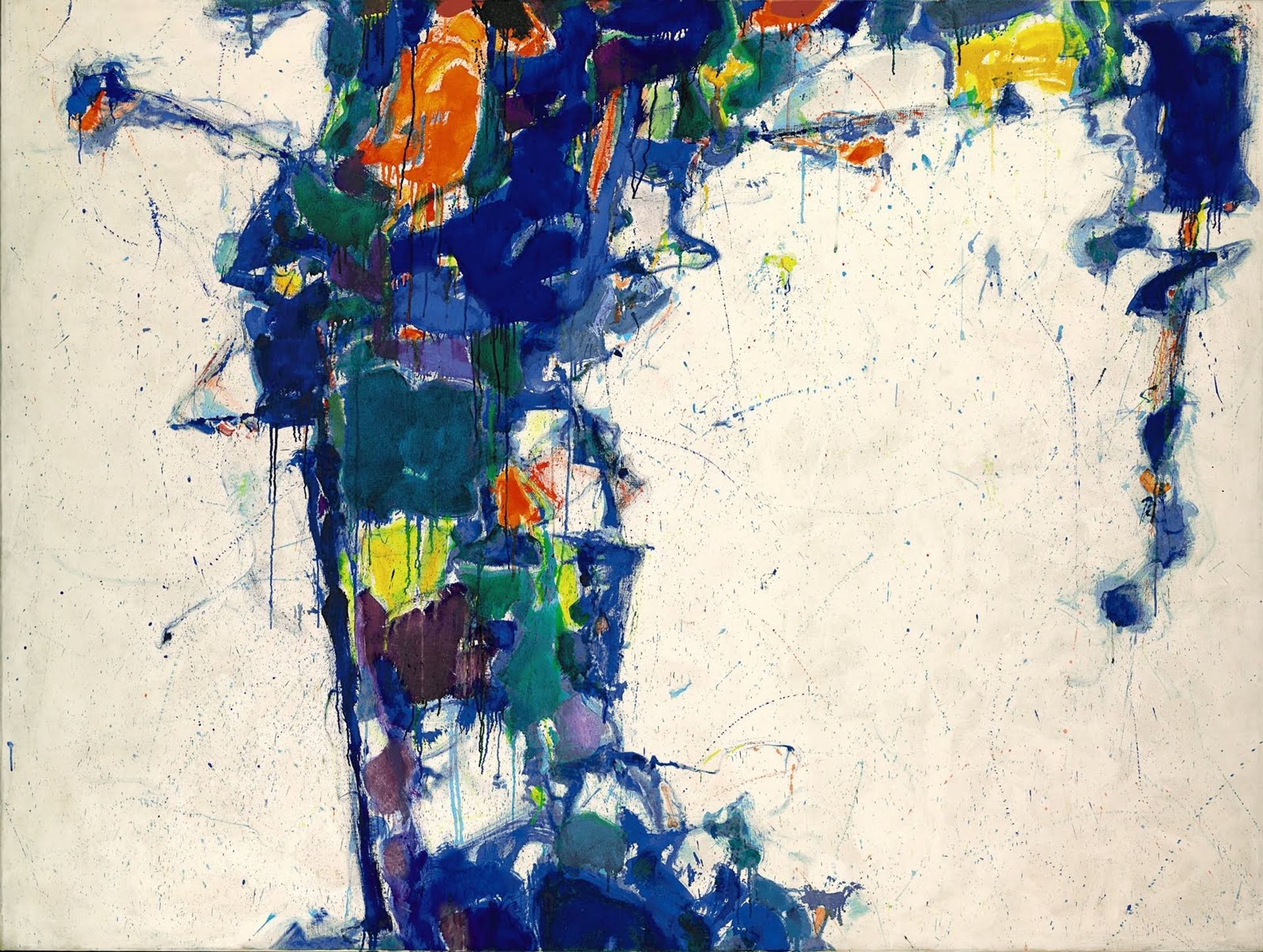 Middle Blue by Sam Francis