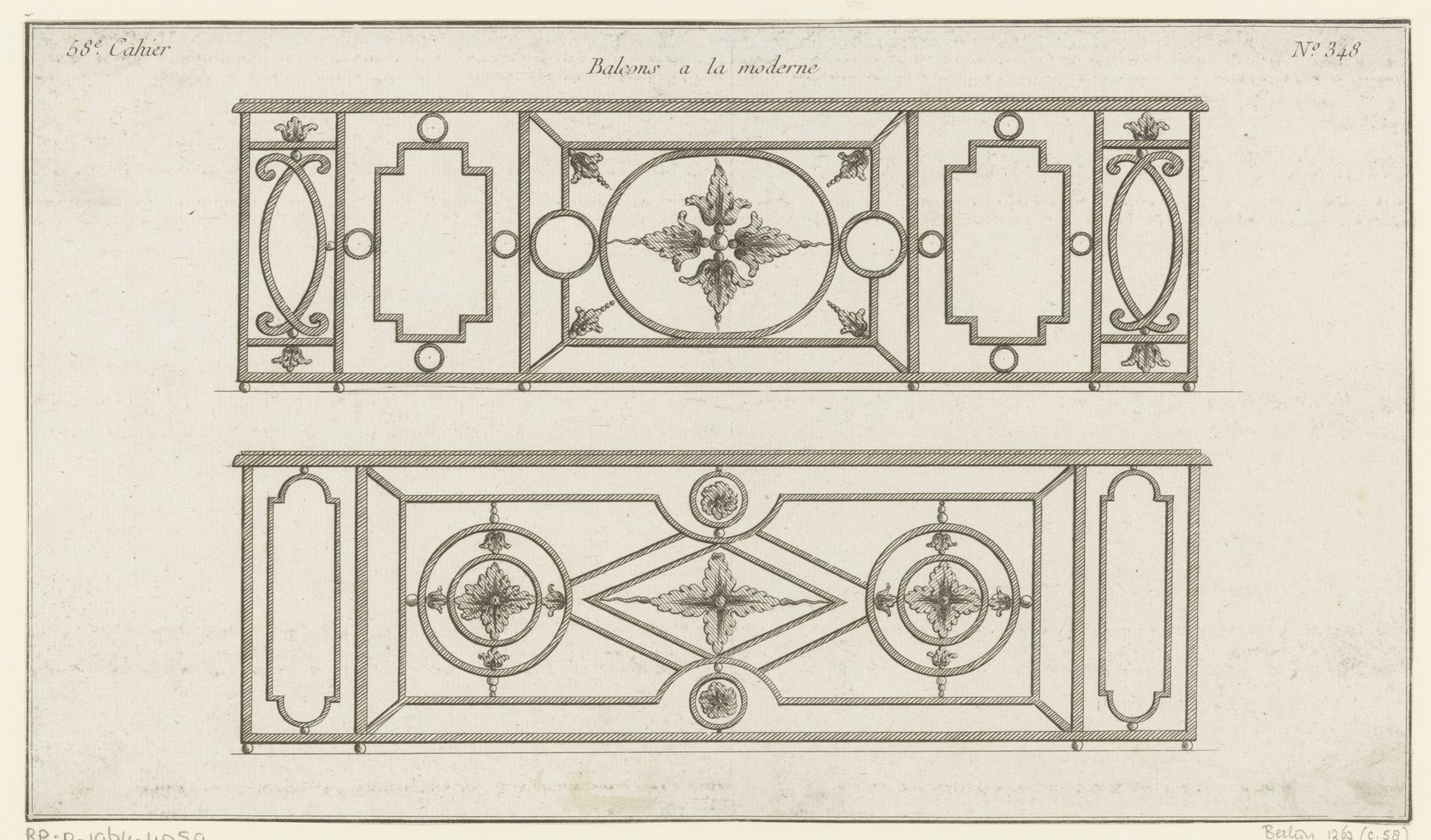 Hekken met bloemmotieven by Jean Pelletier