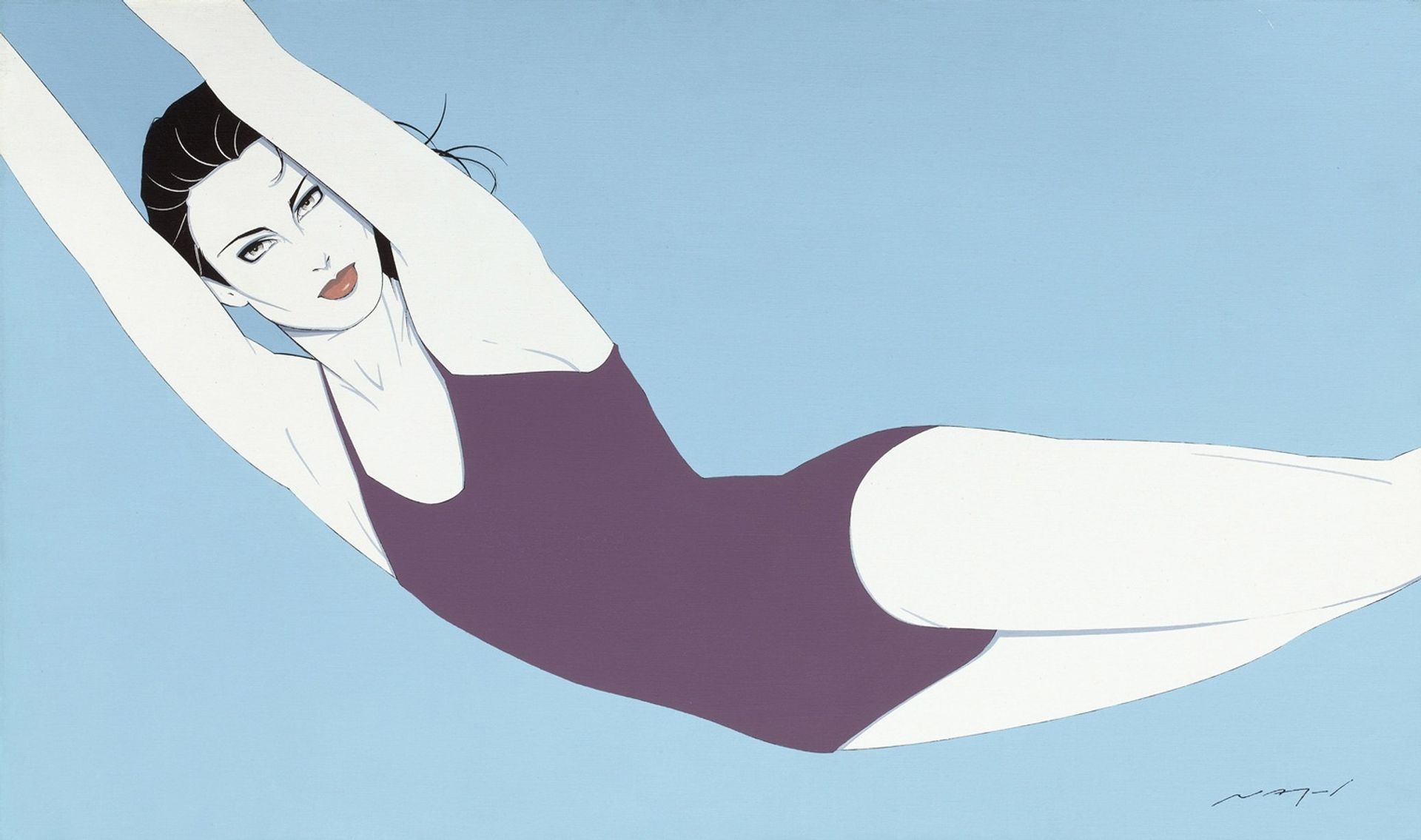 The Swimmer by Patrick Nagel