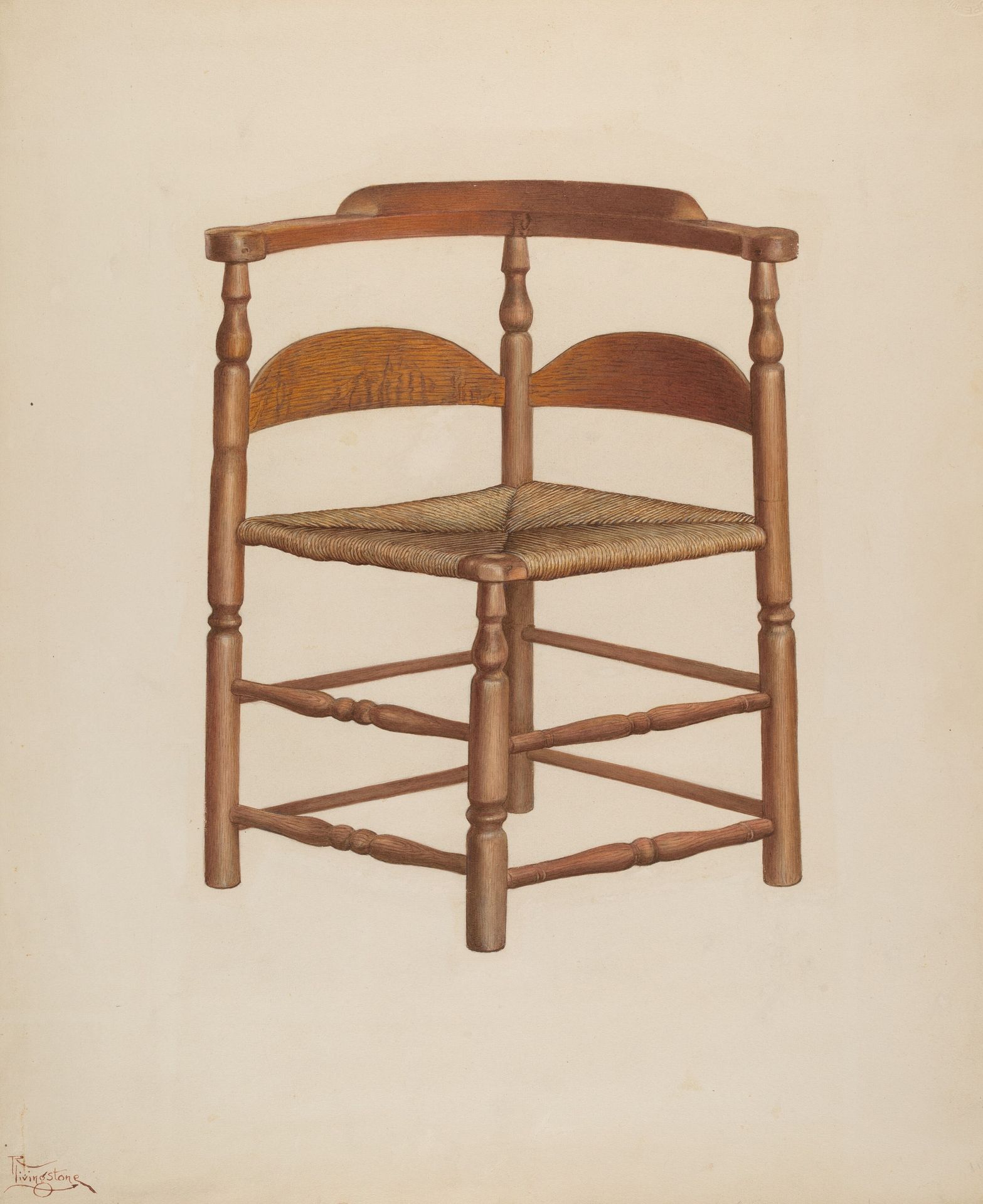 Corner Chair by Rolland Livingstone