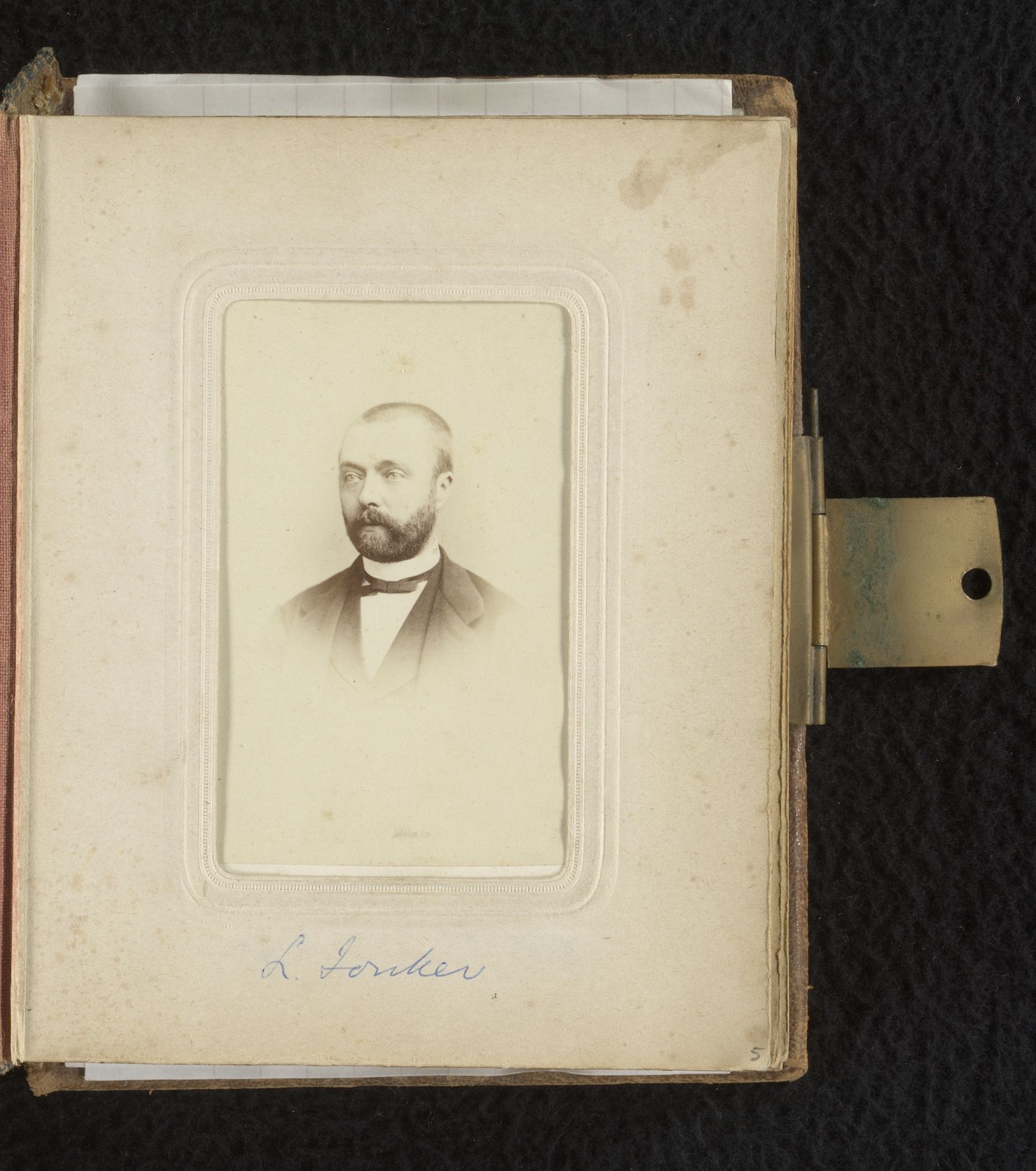 Portret van Lucas Jonker by Wegner & Mottu