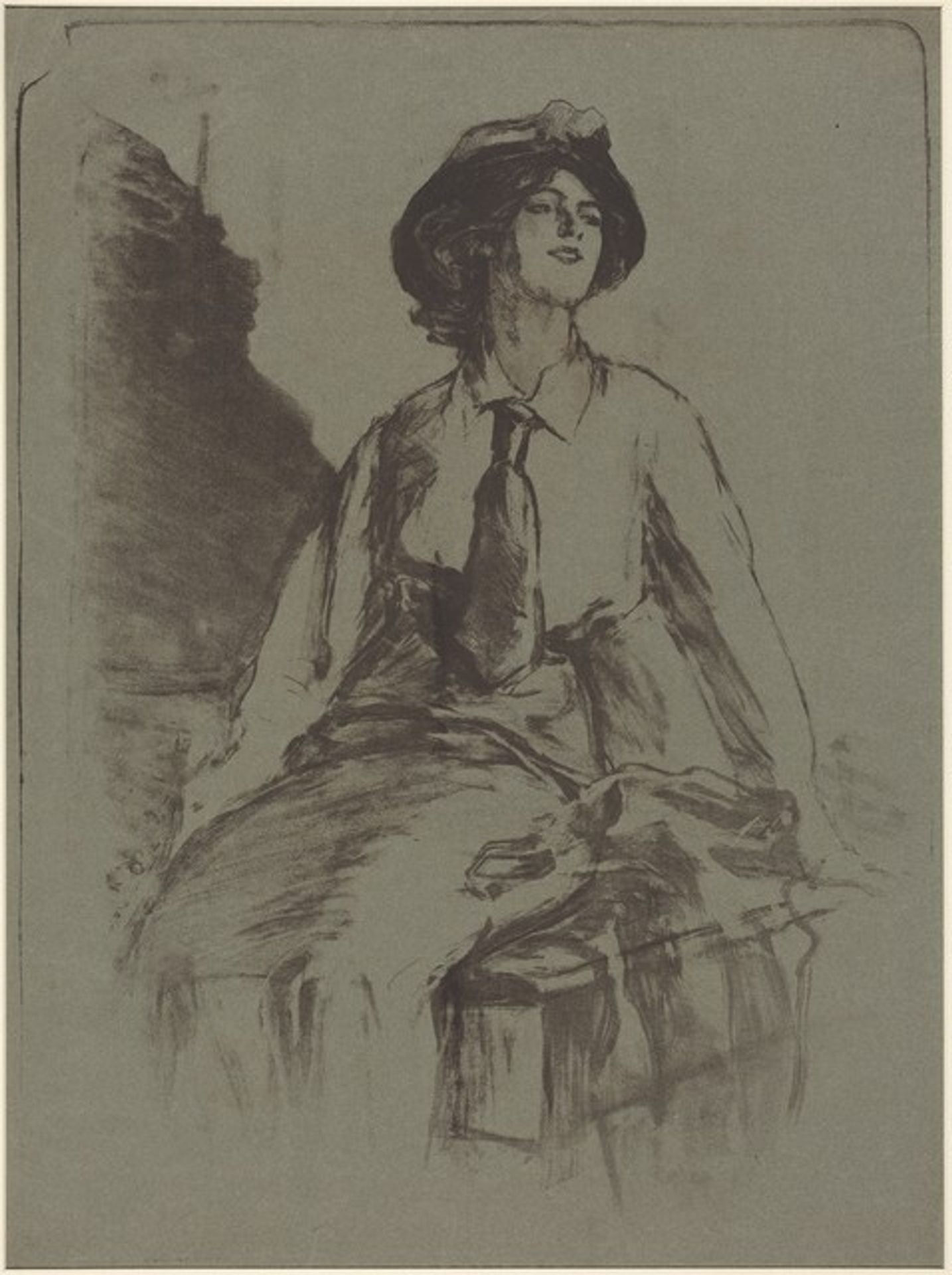 Sporting Style (Rosamund) by Albert Belleroche