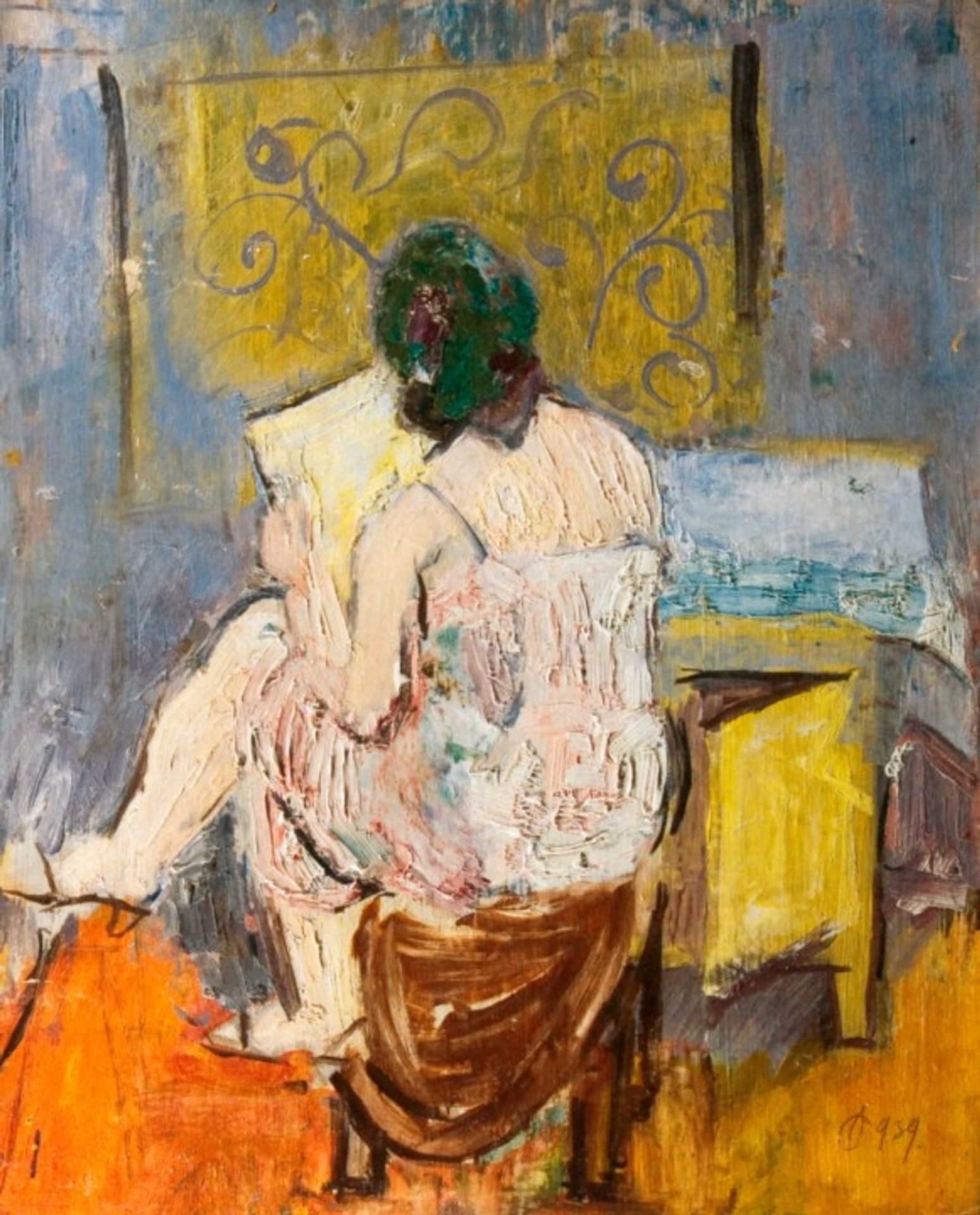 Woman Reading by Alexandru Ciucurencu
