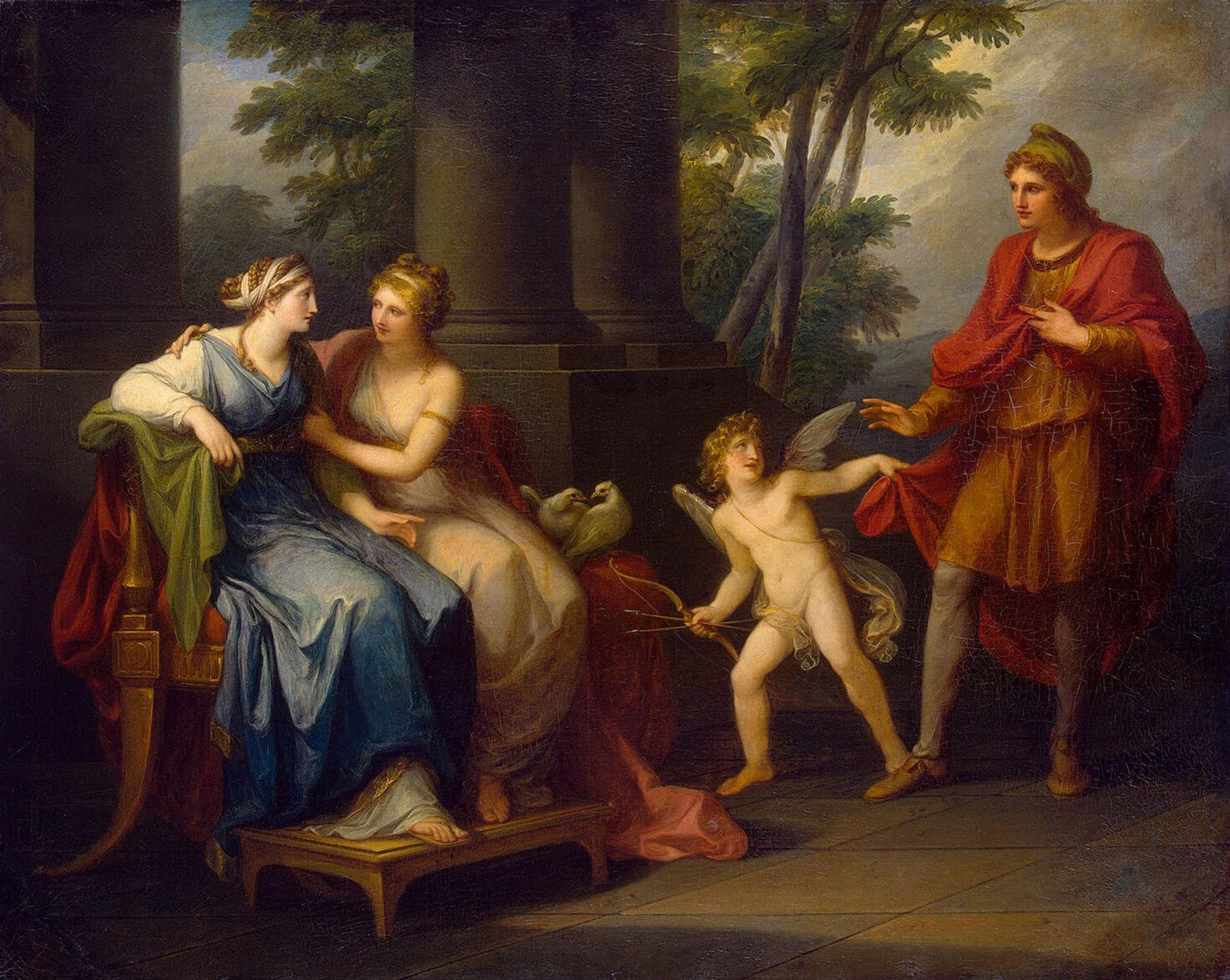 Venus Persuades Helen to Accept the Love of Paris by Angelica Kauffmann