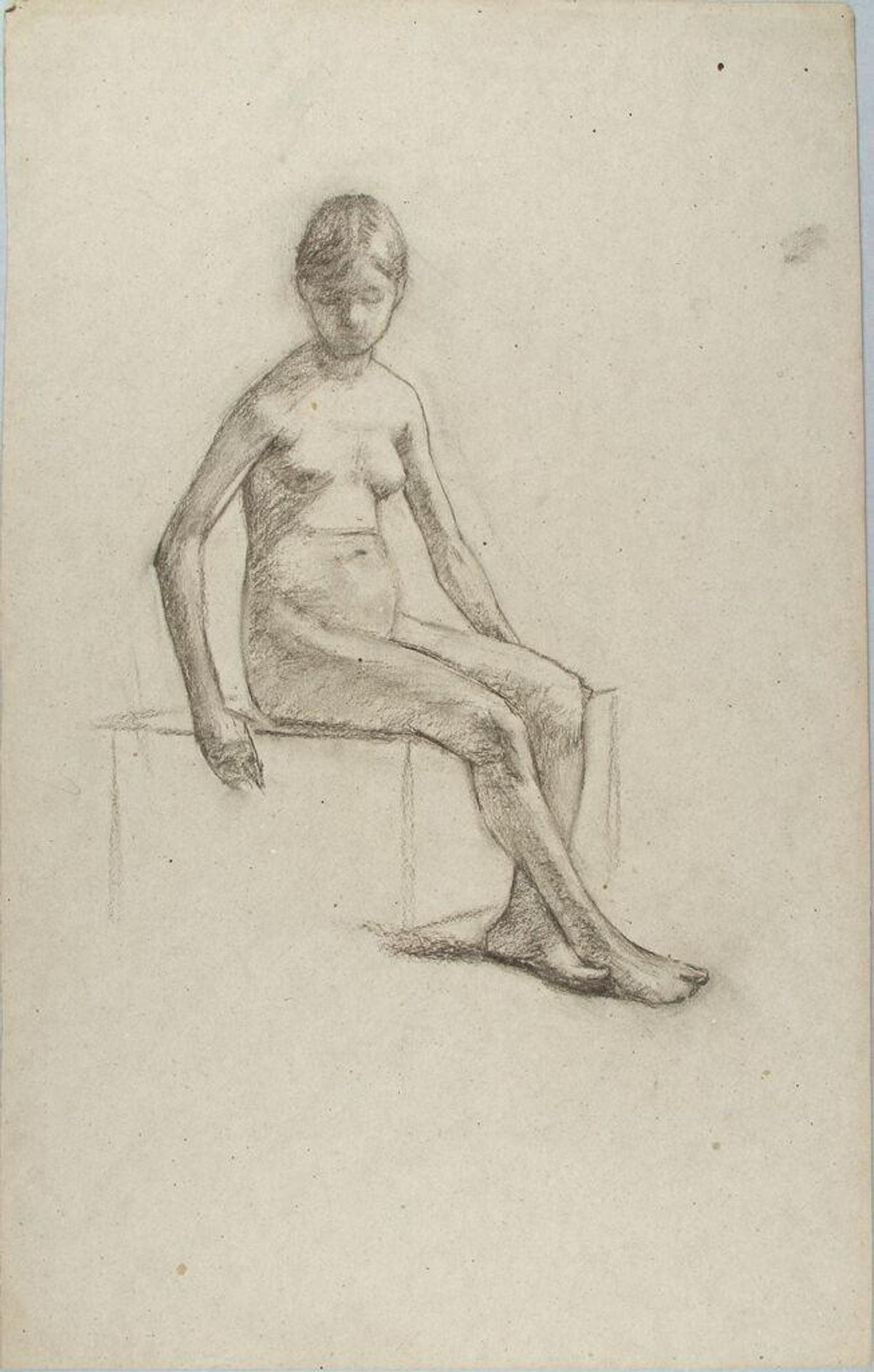 Sketch of a Nude Girl by William Valentine Schevill