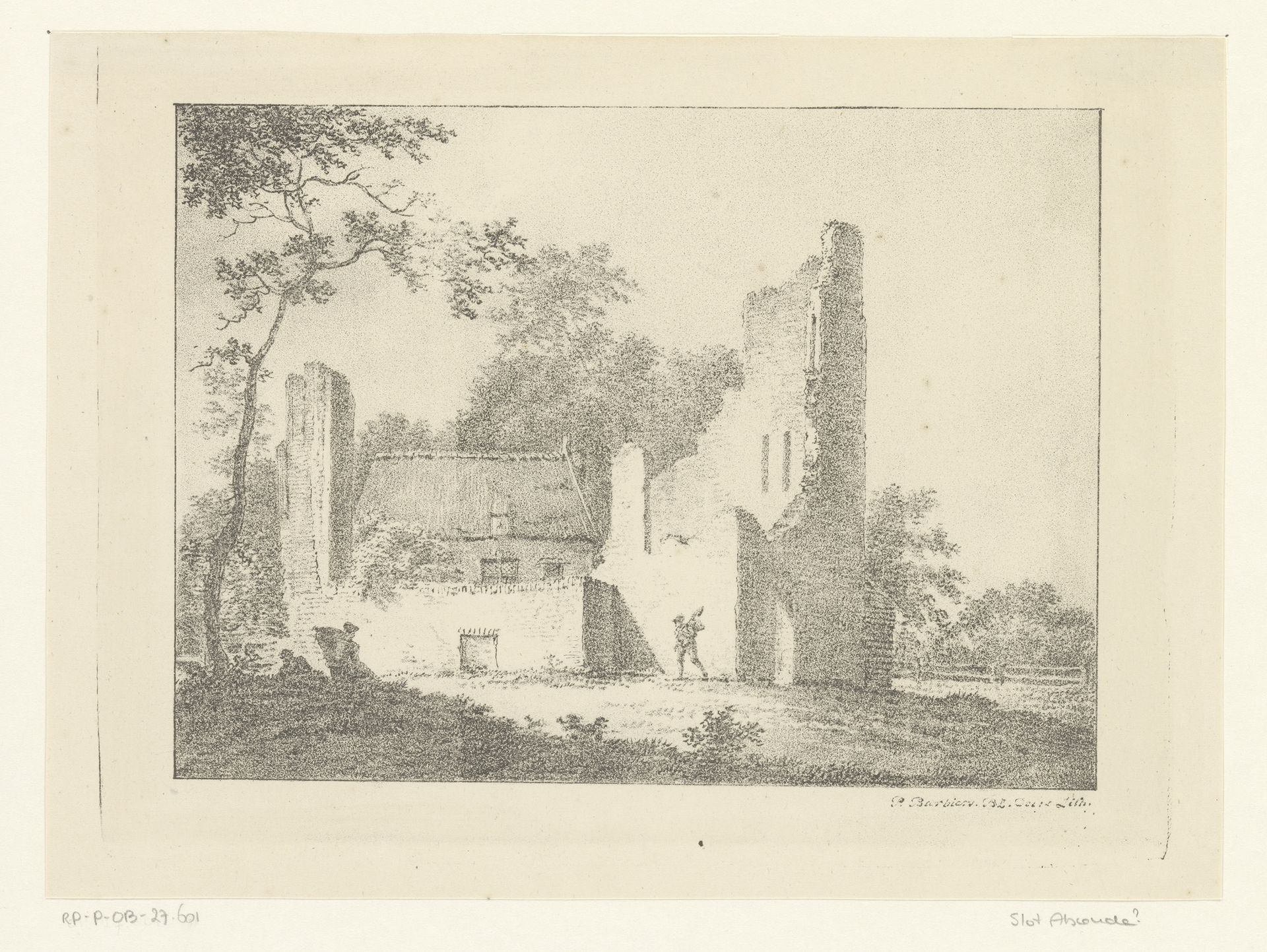 Ruïne by Pieter Bartholomeusz. Barbiers