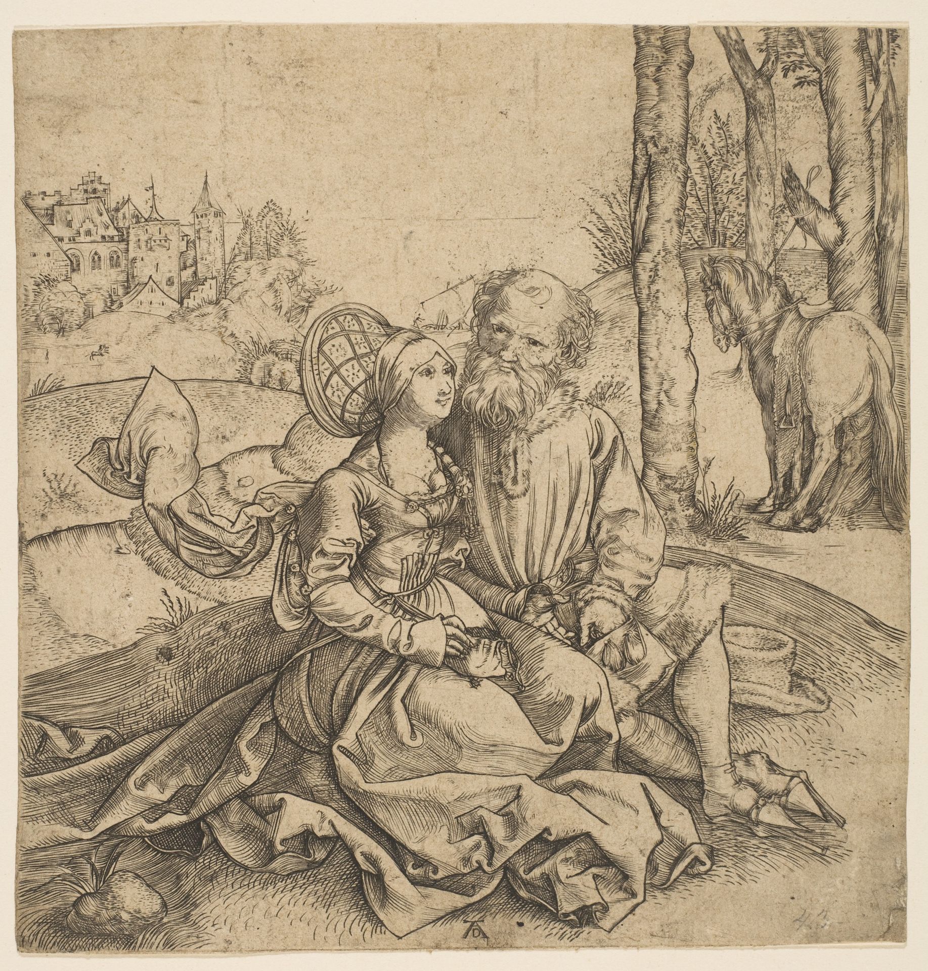 Ill-Matched Couple by Albrecht Durer