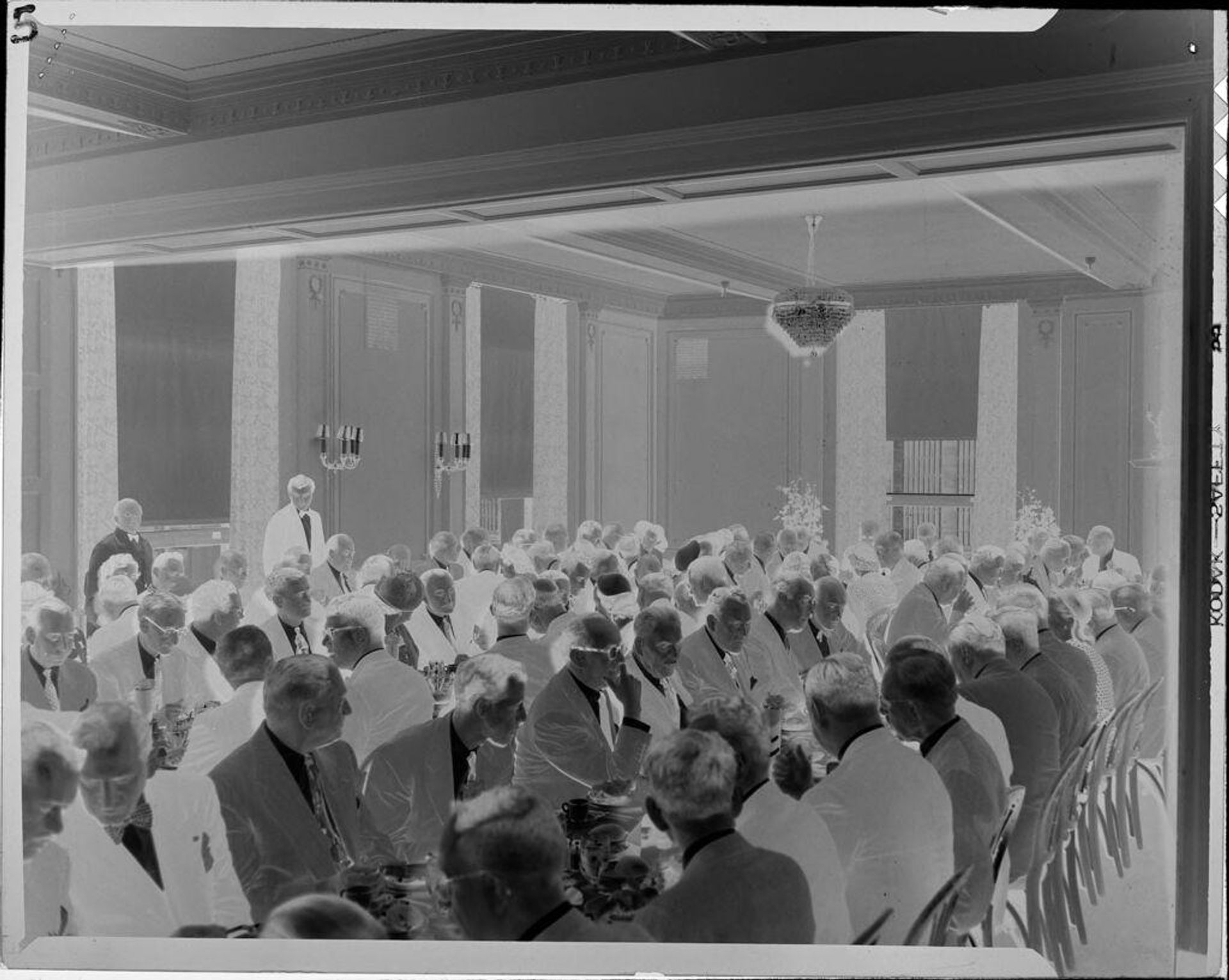 Untitled (banquet with long tables) by Peter James Studio