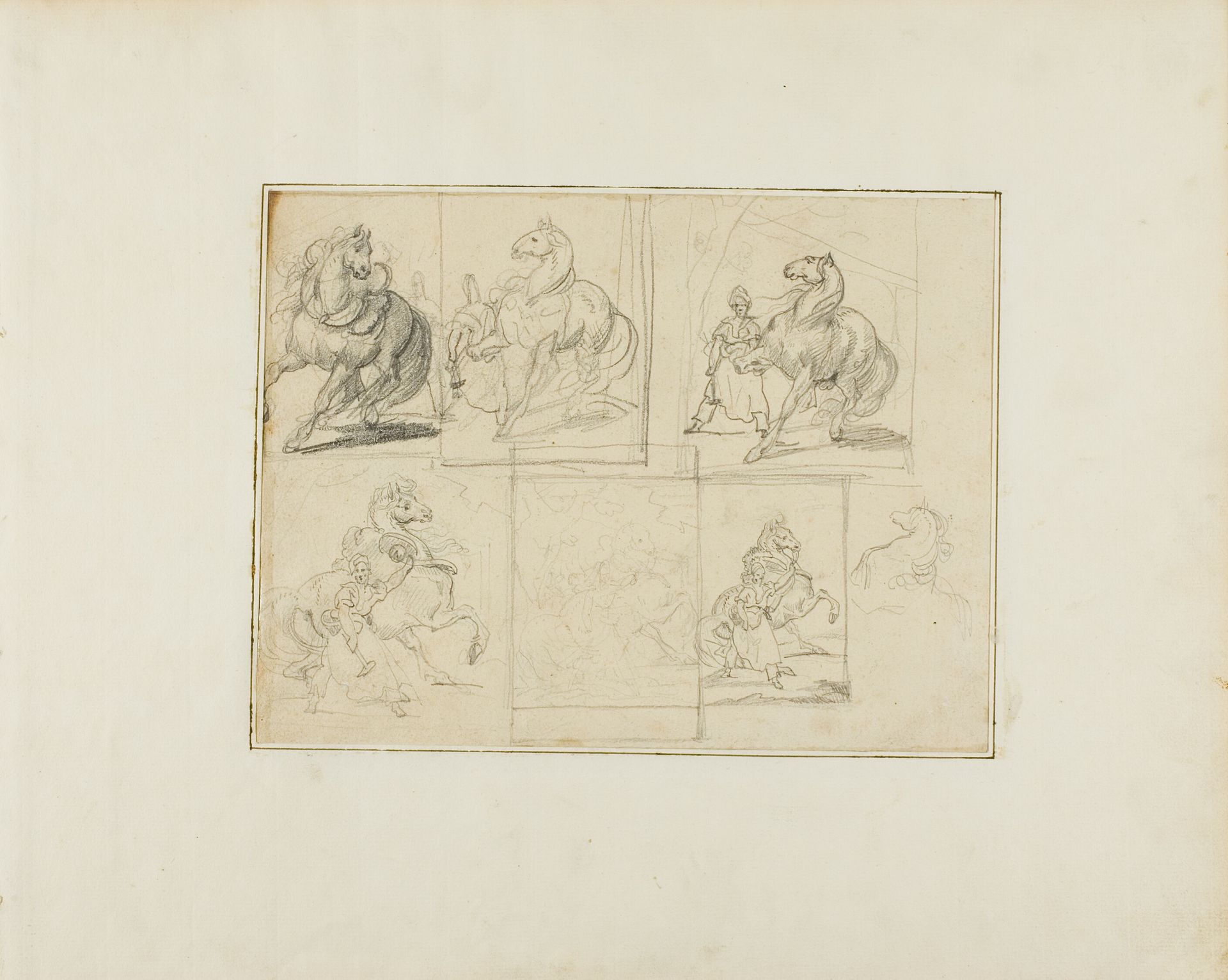 Studies by Théodore Géricault