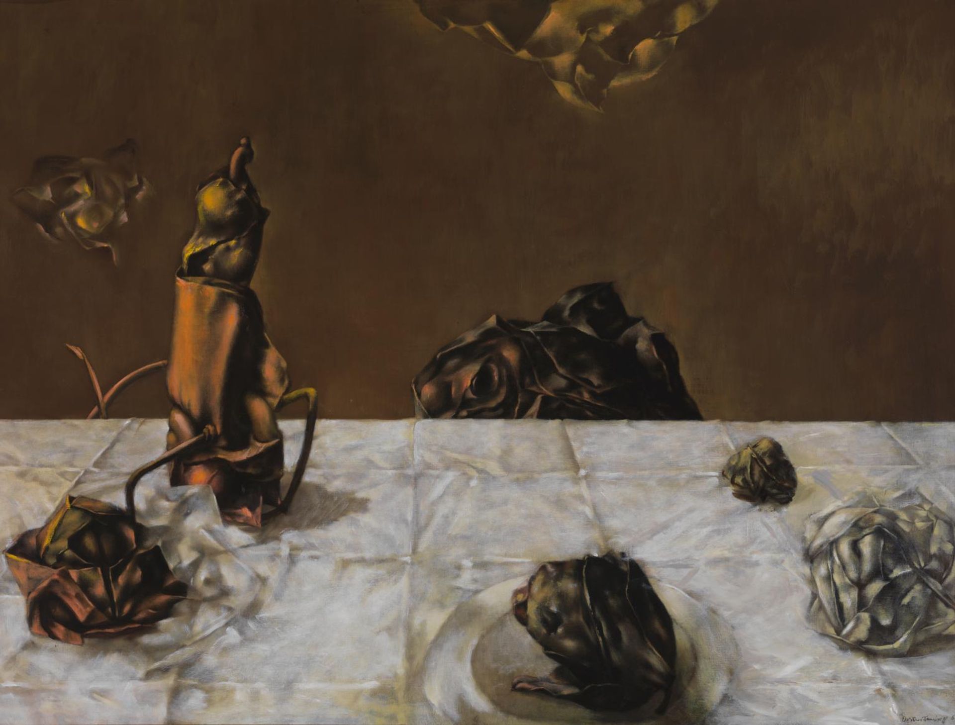 Some Roses and Their Phantoms by  Dorothea Tanning
