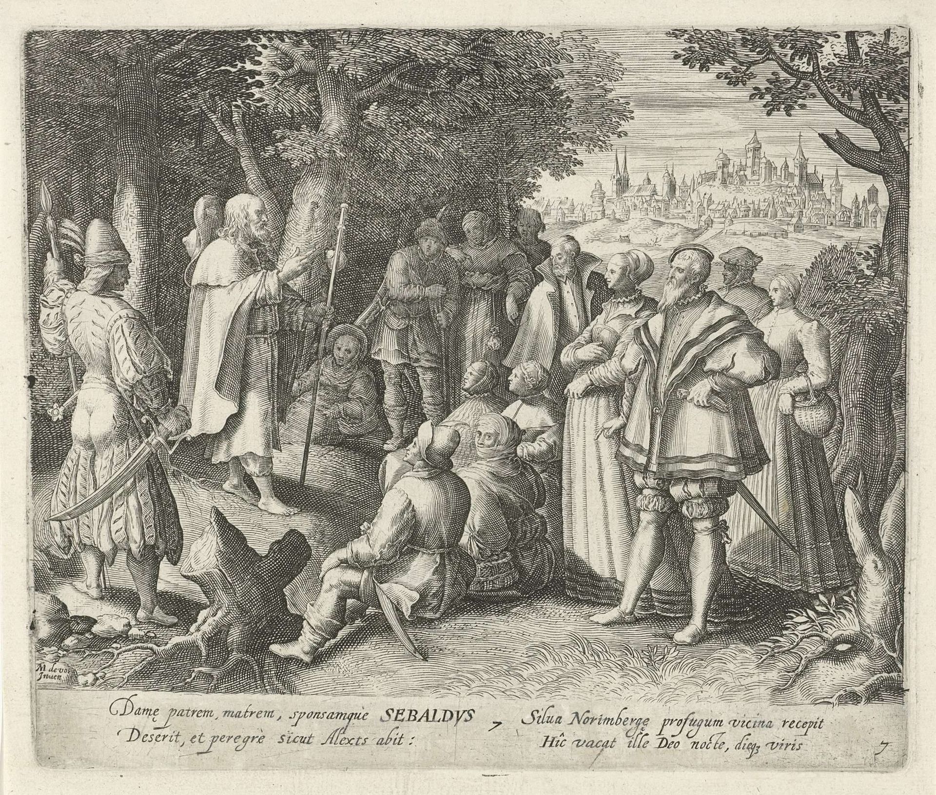 H. Sebaldus van Neurenberg als kluizenaar by Jan van Londerseel