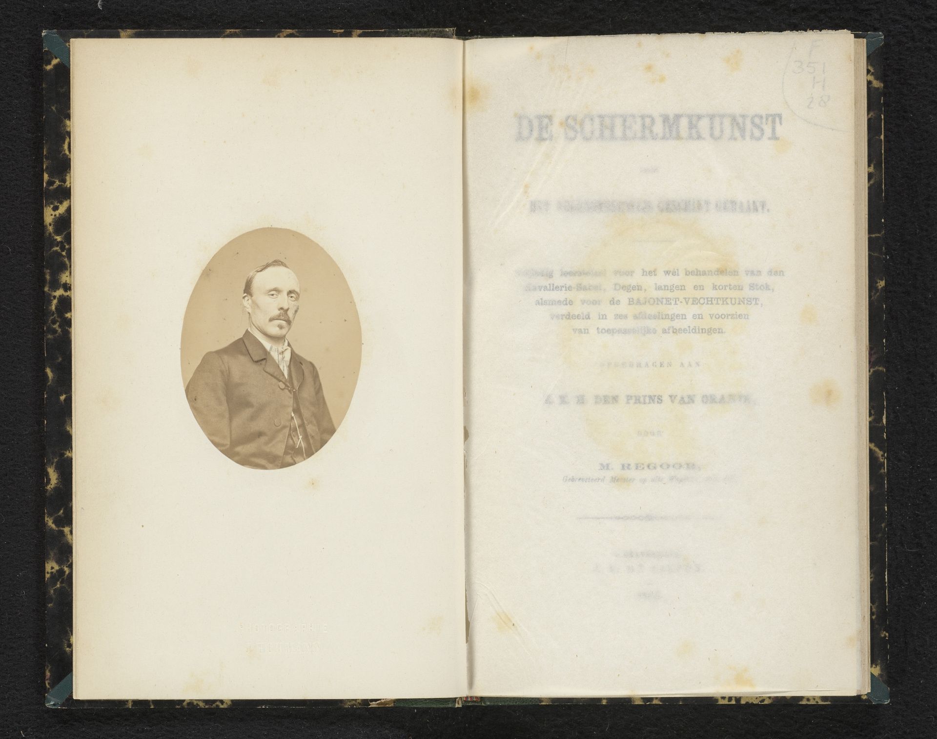 Portret van Mijndert Martinus Regoor by Jacob Hohmann