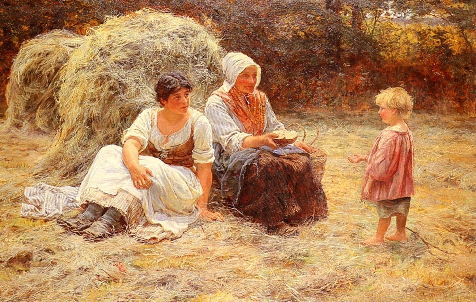 Midday Rest by Frederick Morgan